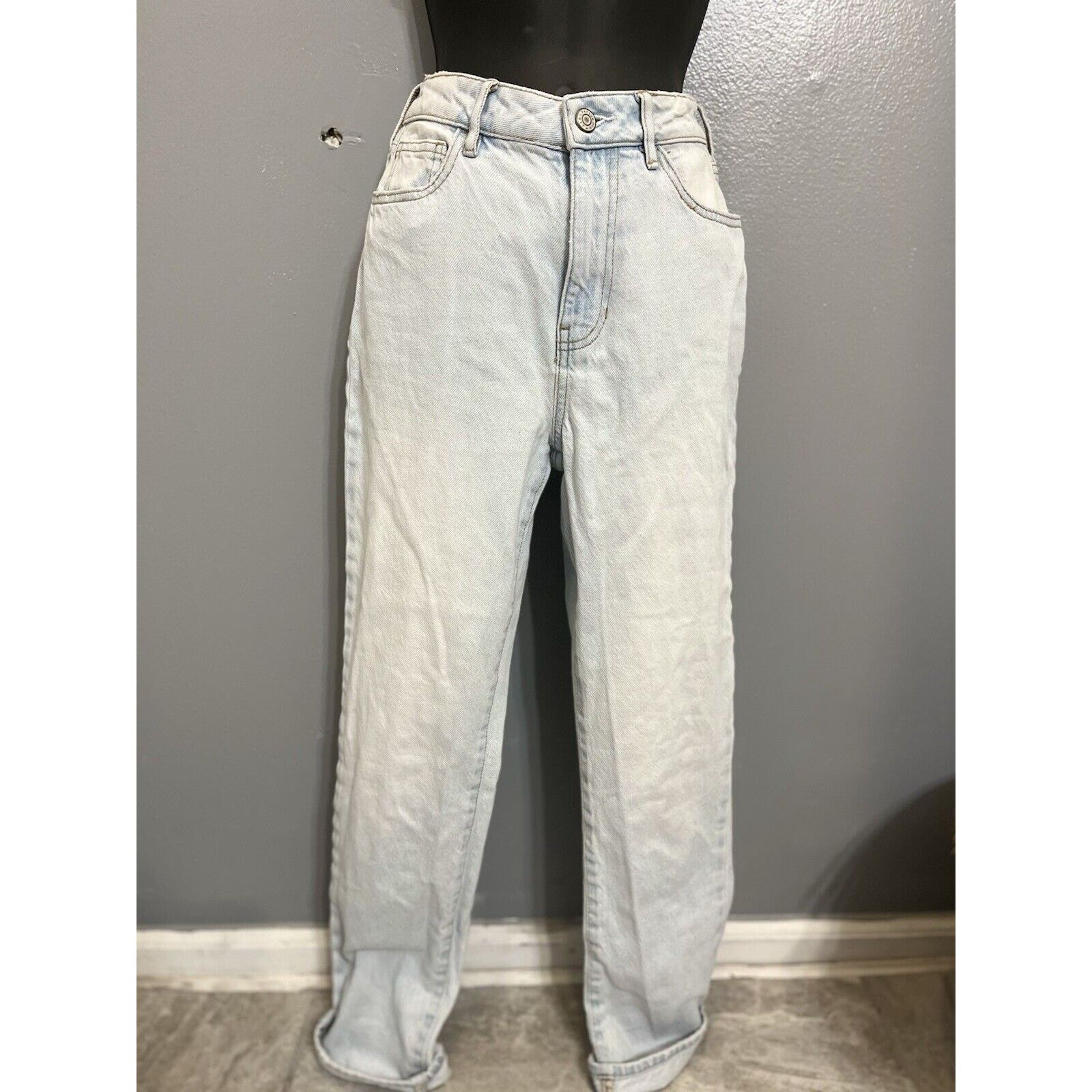 Pacsun Pac Sun Women Jeans 0 Light Stretch Distressed High Rise Size 25" / US 0 / IT 36 - 2 Thumbnail