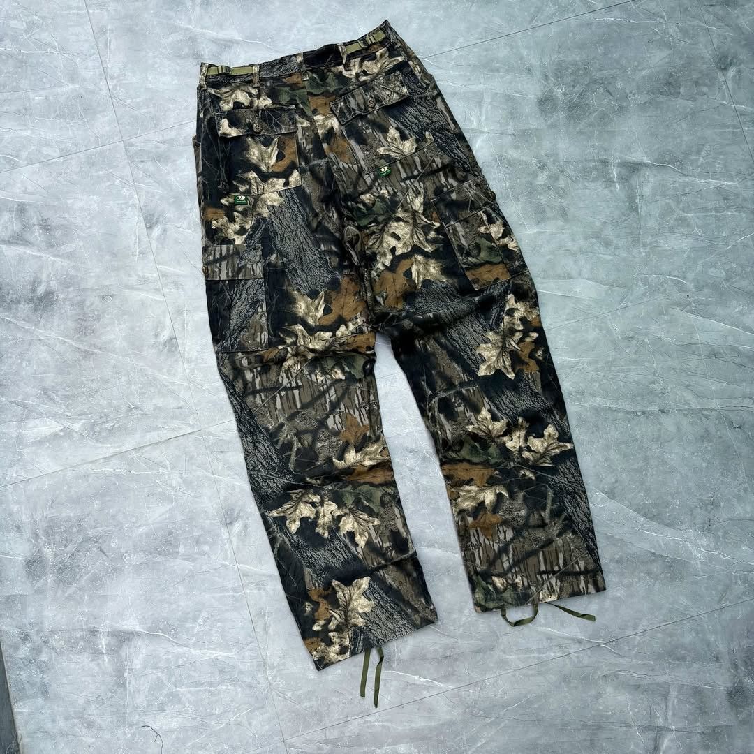 Carhartt × Realtree Vintage Real Tree Camou Hunting Cargo Denim Pant Size US 36 / EU 52 - 2 Thumbnail