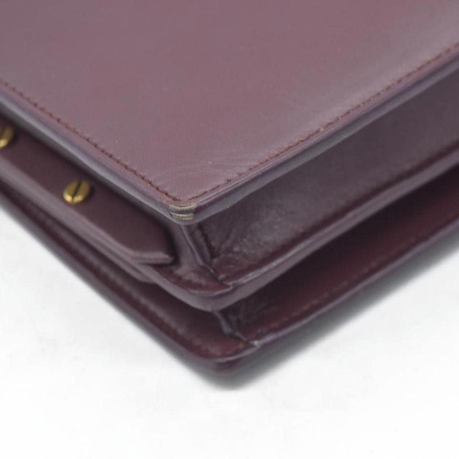 Saint Laurent Paris Saint Laurent Smooth Calfskin Monogram Cassandra Clasp Bag Size ONE SIZE - 9 Thumbnail