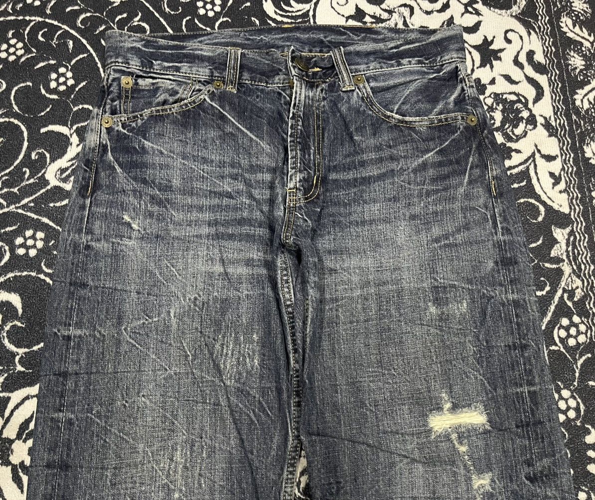 If Six Was Nine Y2K GRAND MIND ORIGIN SPIRIT RARE JEANS EMBROIDERED Size US 32 / EU 48 - 6 Thumbnail