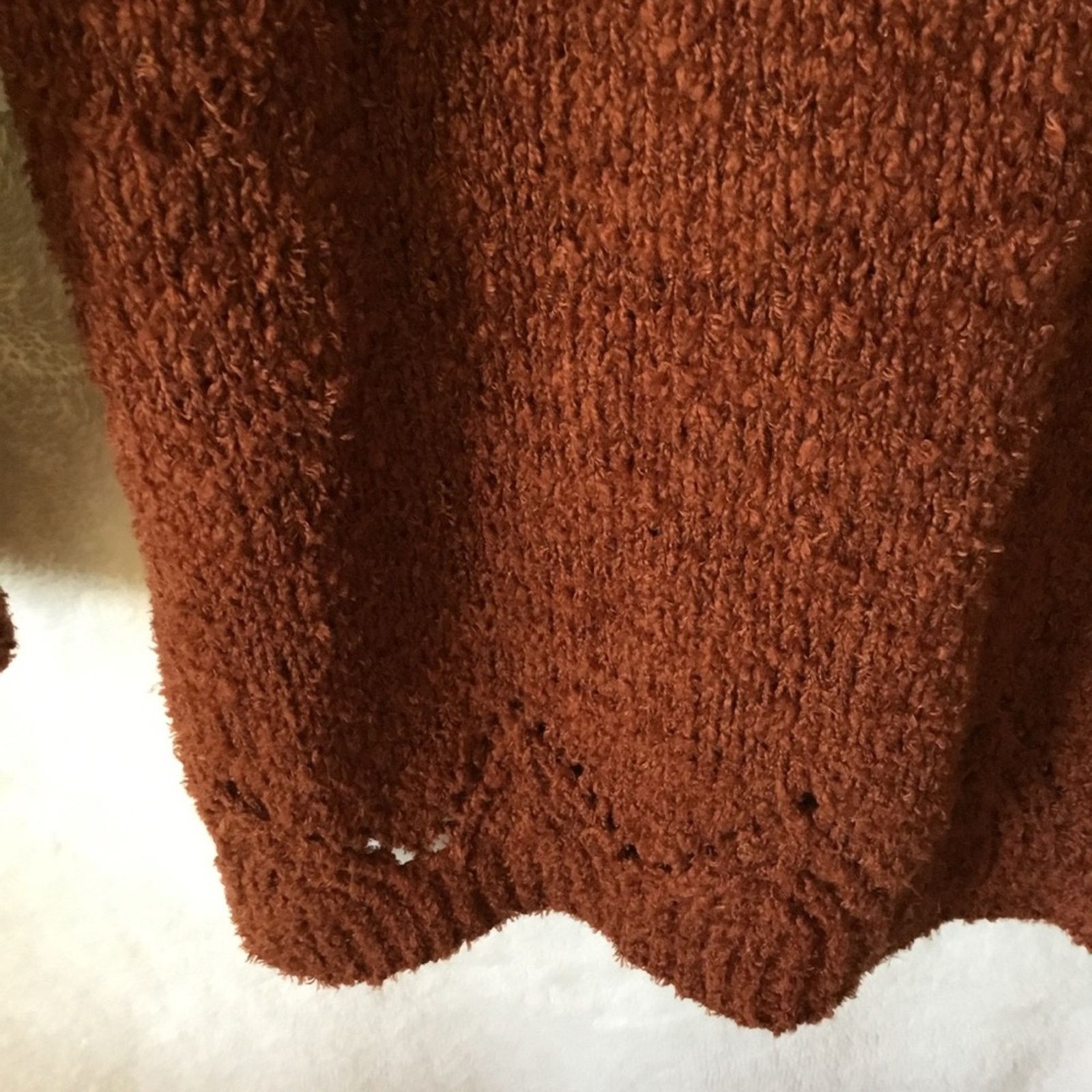 Anthropologie Anthropologie Cedar Pilcro Pointelle Tunic Sweater Size XS / US 0-2 / IT 36-38 - 11 Thumbnail