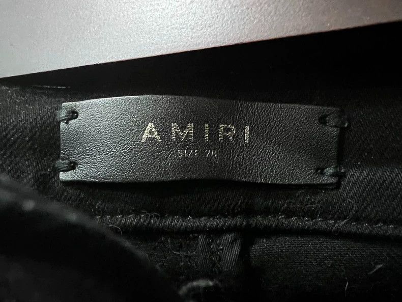 Amiri Amiri Year og mx1 Patchwork Denim Pants Size US 28 / EU 44 - 2 Thumbnail