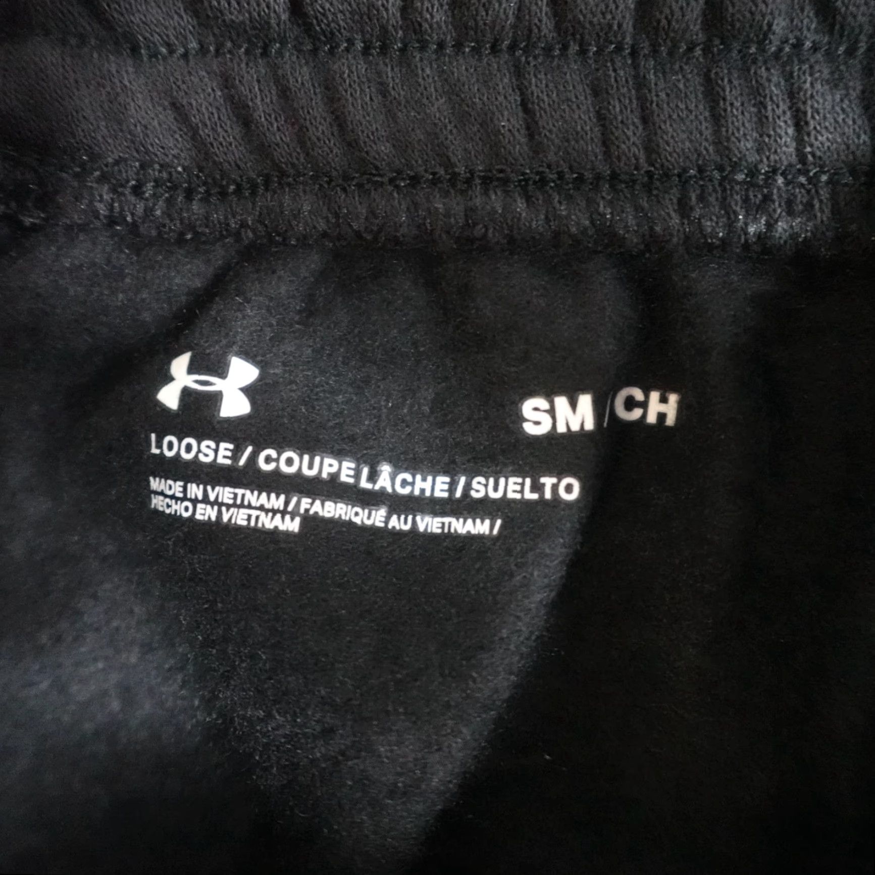 Under Armour Under Armour Mens Pants S Black Rival Joggers Spellout NEW Size US 29 - 3 Thumbnail