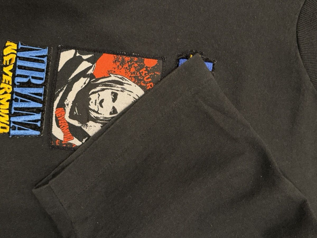 Vintage Vintage Kurt Cobain Nirvana Memorial Big Face / Patches Tee Size US XL / EU 56 / 4 - 8 Thumbnail