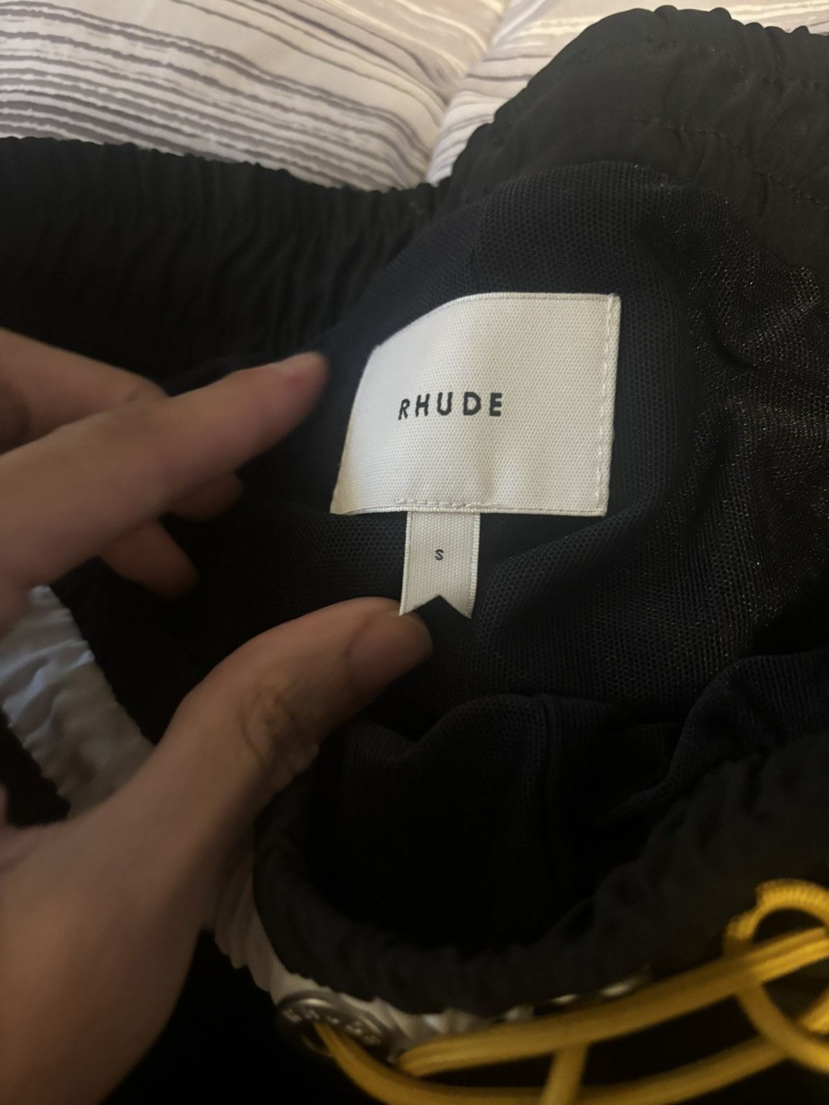 Rhude SSENSE Exclusive Black Swim Shorts Size US 32 / EU 48 - 3 Thumbnail