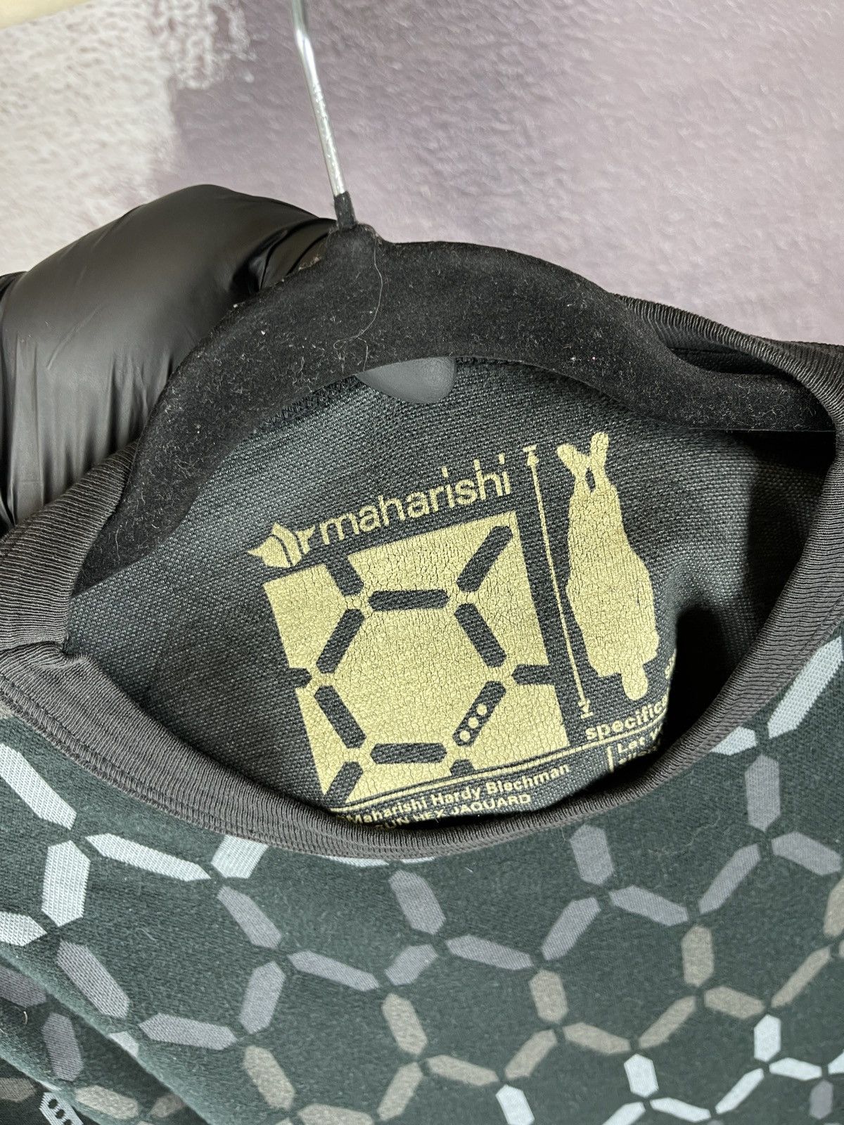 Maharishi Maharishi x Hardy Blechman geometrical pattern sweatshirt Size US XL / EU 56 / 4 - 5 Thumbnail