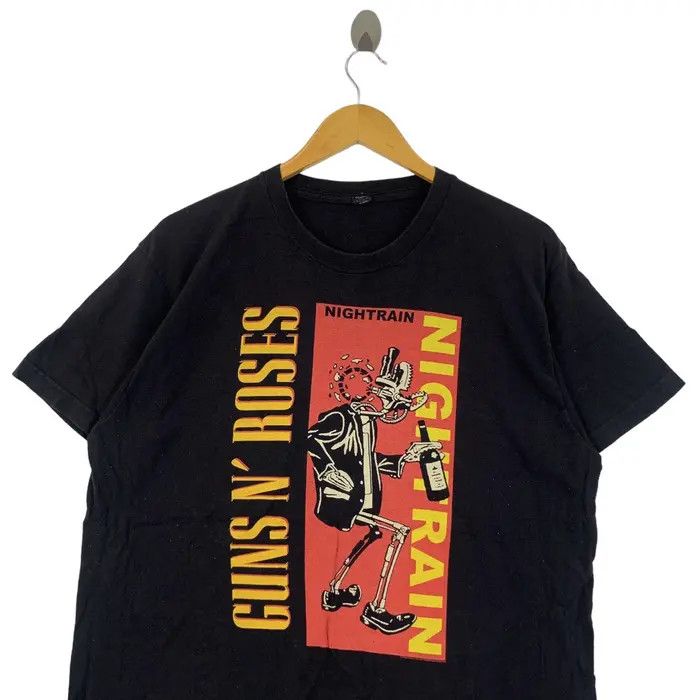 Tultex Vintage GUNS N’ ROSES NIGHTRAIN Single Tee Shirt Top Size US L / EU 52-54 / 3 - 2 Thumbnail