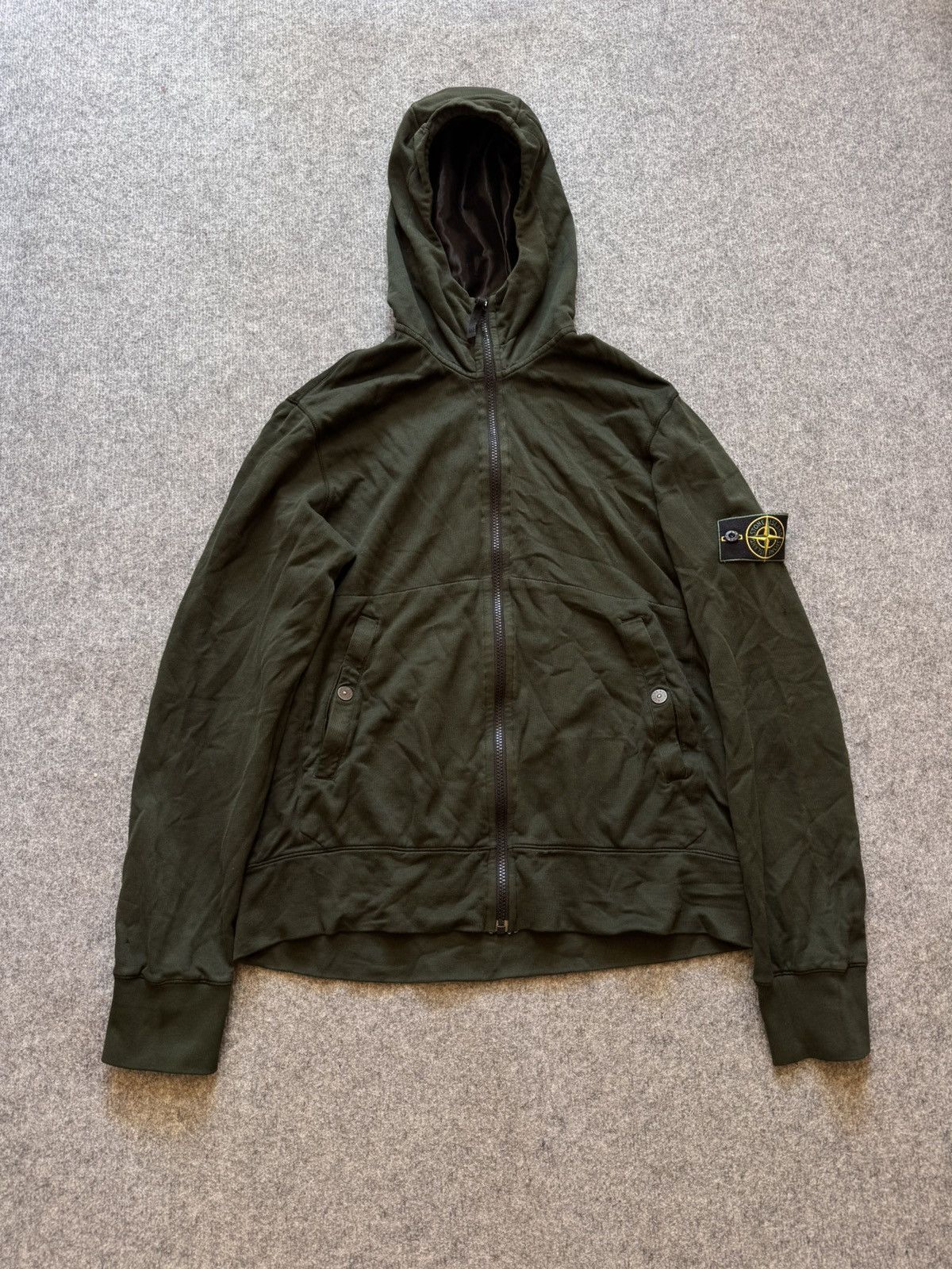Stone Island Hoodie vintage Stone Island zip Size US L / EU 52-54 / 3 - 1 Thumbnail