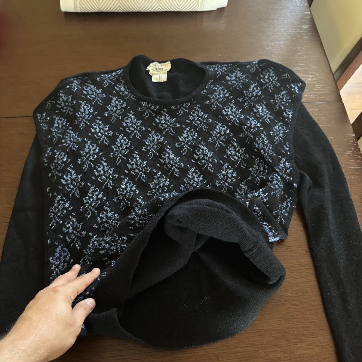 Fendi Vintage 70s/80s Fendi Sweater Size M / US 6-8 / IT 42-44 - 4 Thumbnail