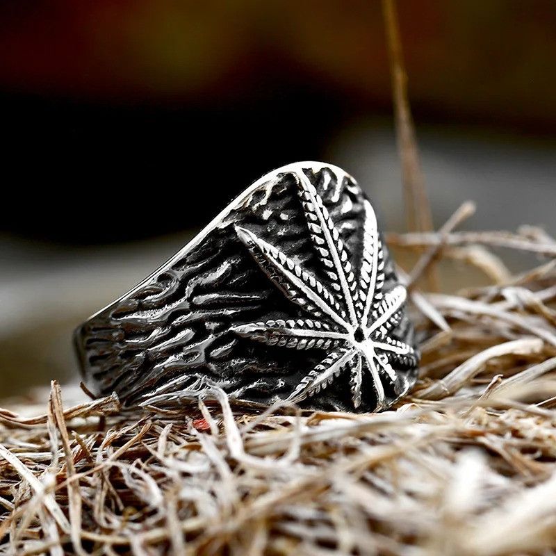 Japanese Brand × Jewelry × Vintage Leaves Open Ring Size ONE SIZE - 3 Thumbnail