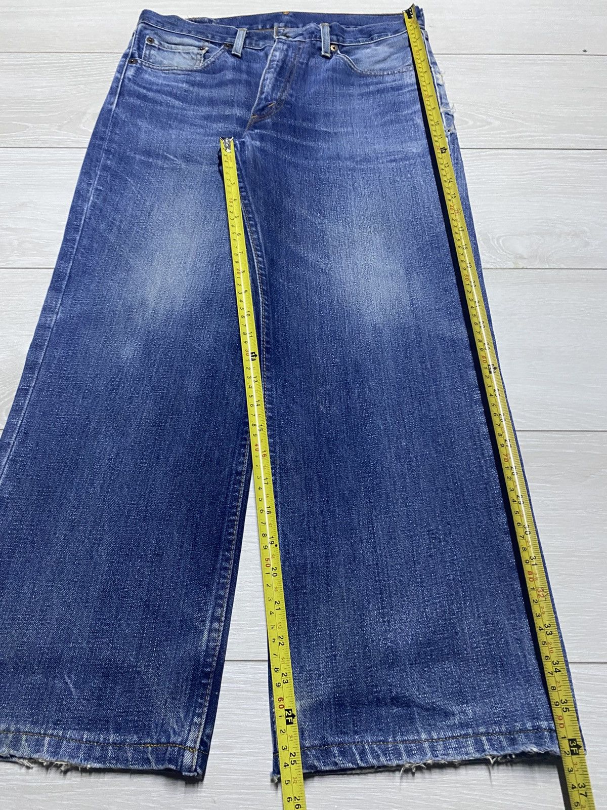 Levi's Vintage Levis 502 Faded Wash Distressed Loose Jeans Size US 31 - 16 Thumbnail