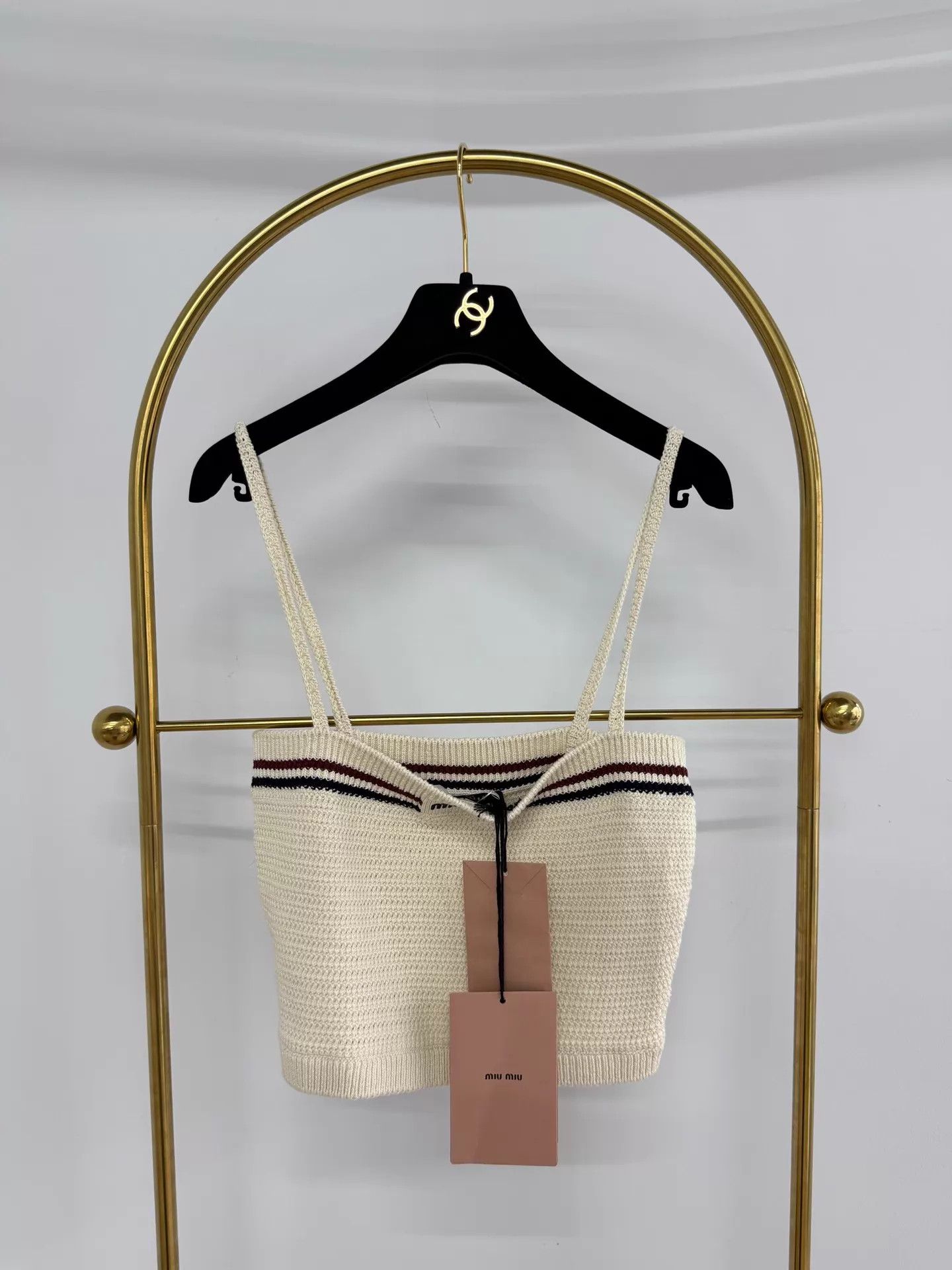 Miu Miu MIU MIU Knit Cami Top Size 38 New Size XS / US 0-2 / IT 36-38 - 2 Thumbnail