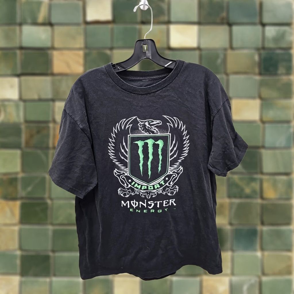Logo 7 VINTAGE Monster Energy Army Racing Logo T-Shirt XL Black Mens Size US XL / EU 56 / 4 - 1 Thumbnail