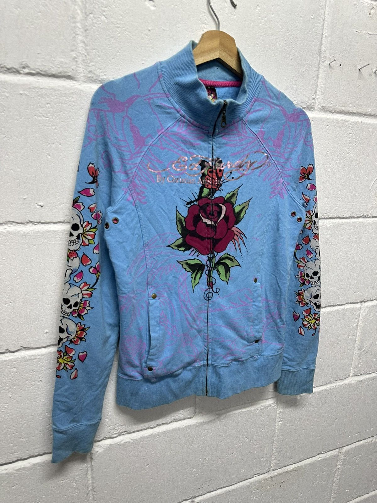 Christian Audigier Vintage Ed Hardy by Christian Audigier Tatoo Zipper Jacket Size US S / EU 44-46 / 1 - 2 Thumbnail