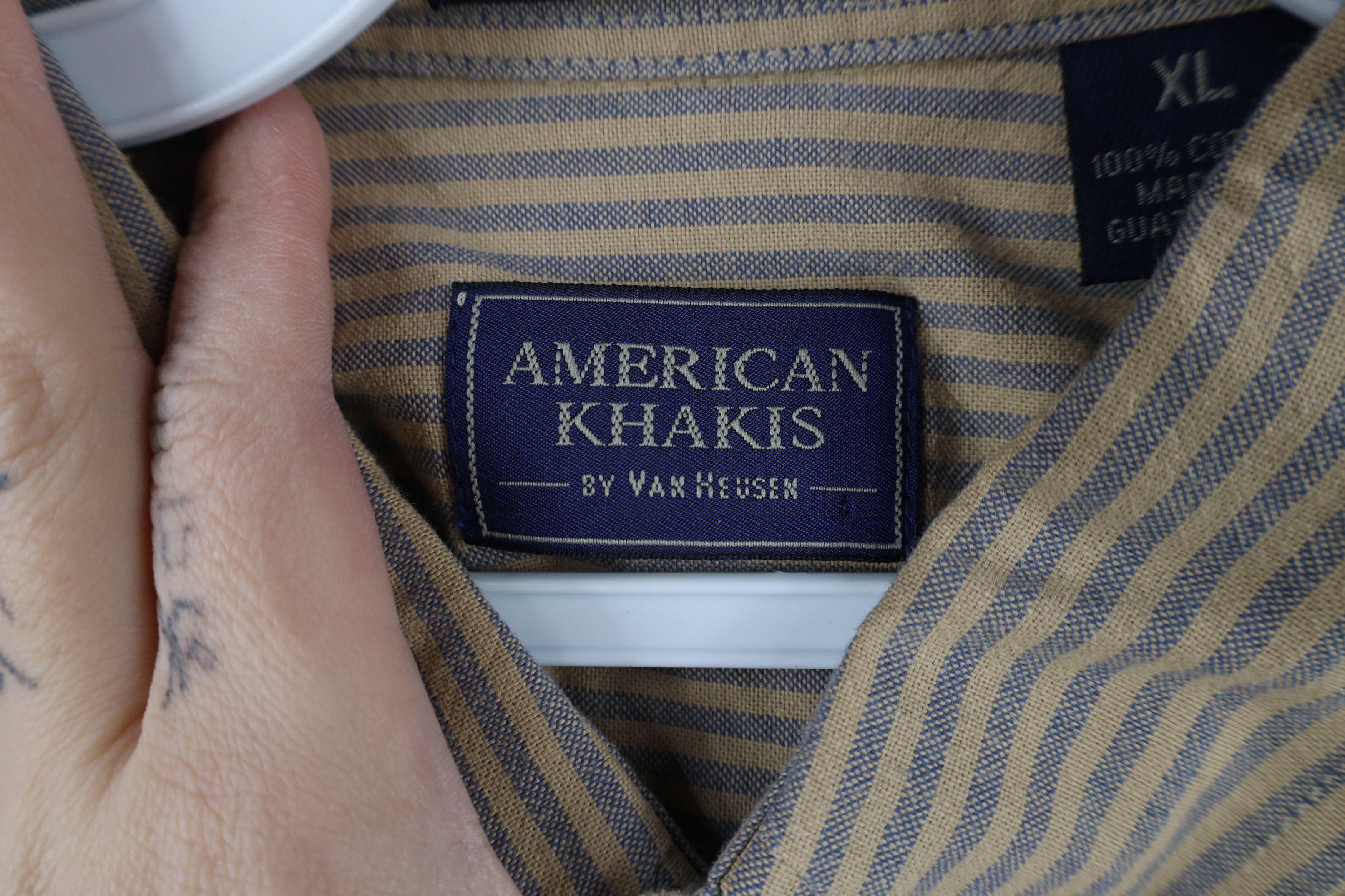 Vintage Vintage 90s Streetwear Collared Button Down Shirt Cotton Size US XL / EU 56 / 4 - 8 Thumbnail
