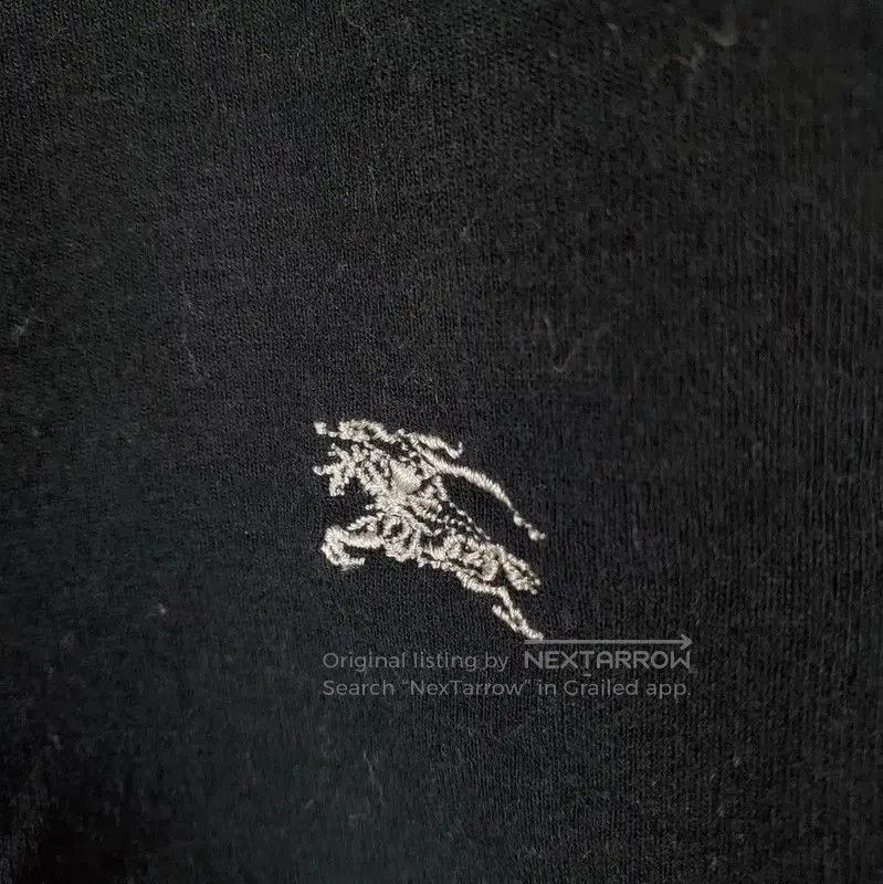 Burberry Burberry Black Cotton Logo Top for Summer. Size S / US 4 / IT 40 - 6 Thumbnail