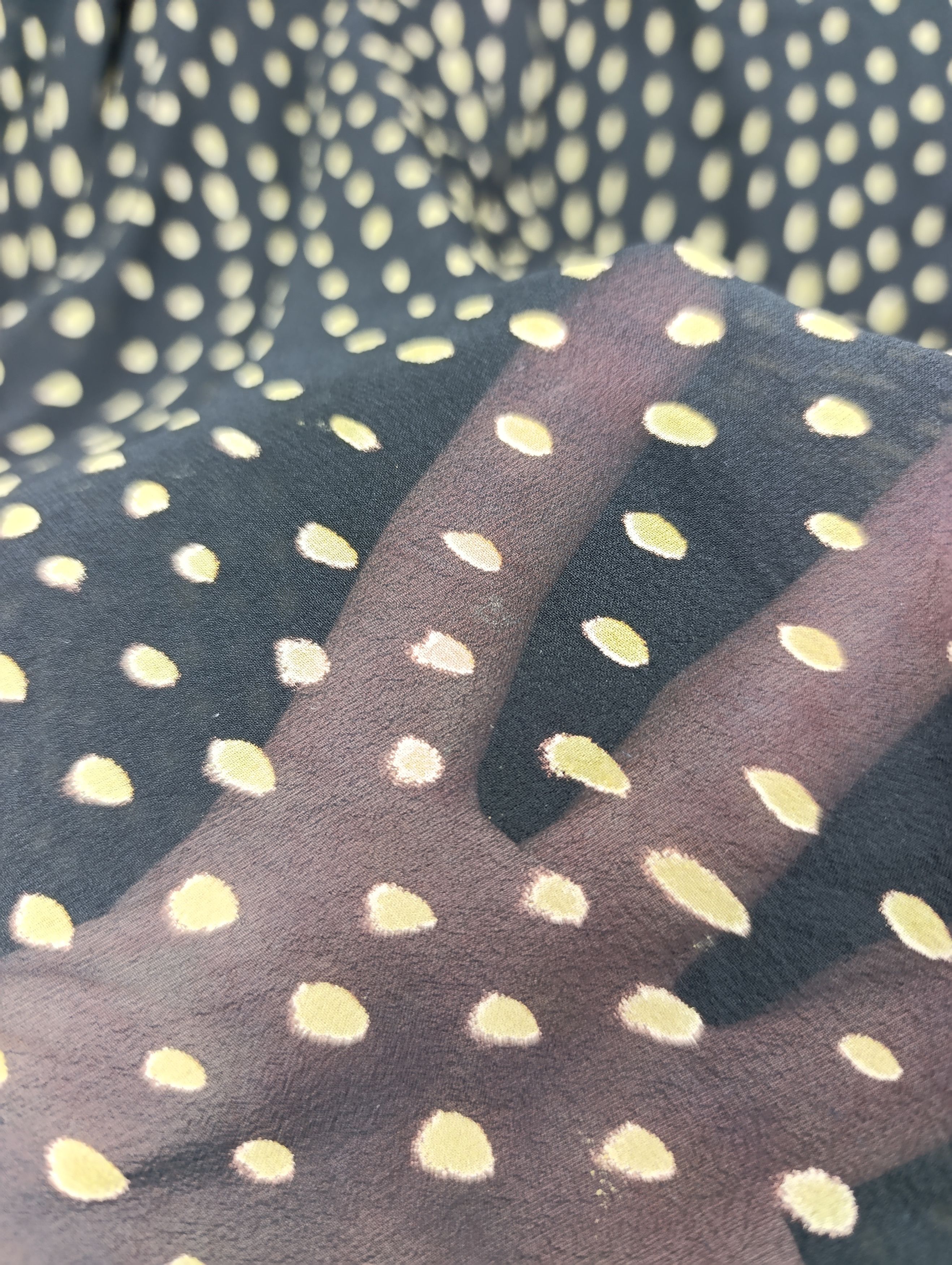 Max Mara MAX MARA DOT PRINT SILK VINTAGE STRAP ASYMMETRIC DRESS Size M / US 6-8 / IT 42-44 - 11 Thumbnail