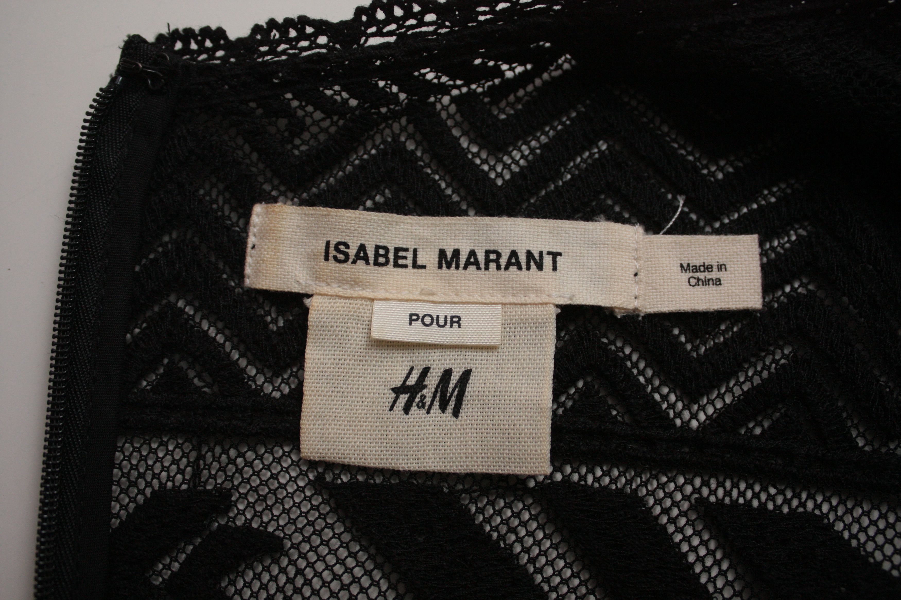 H&M × Isabel Marant Isabell Marant X H&M Black Mesh Blouses US4 Size S / US 4 / IT 40 - 3 Thumbnail