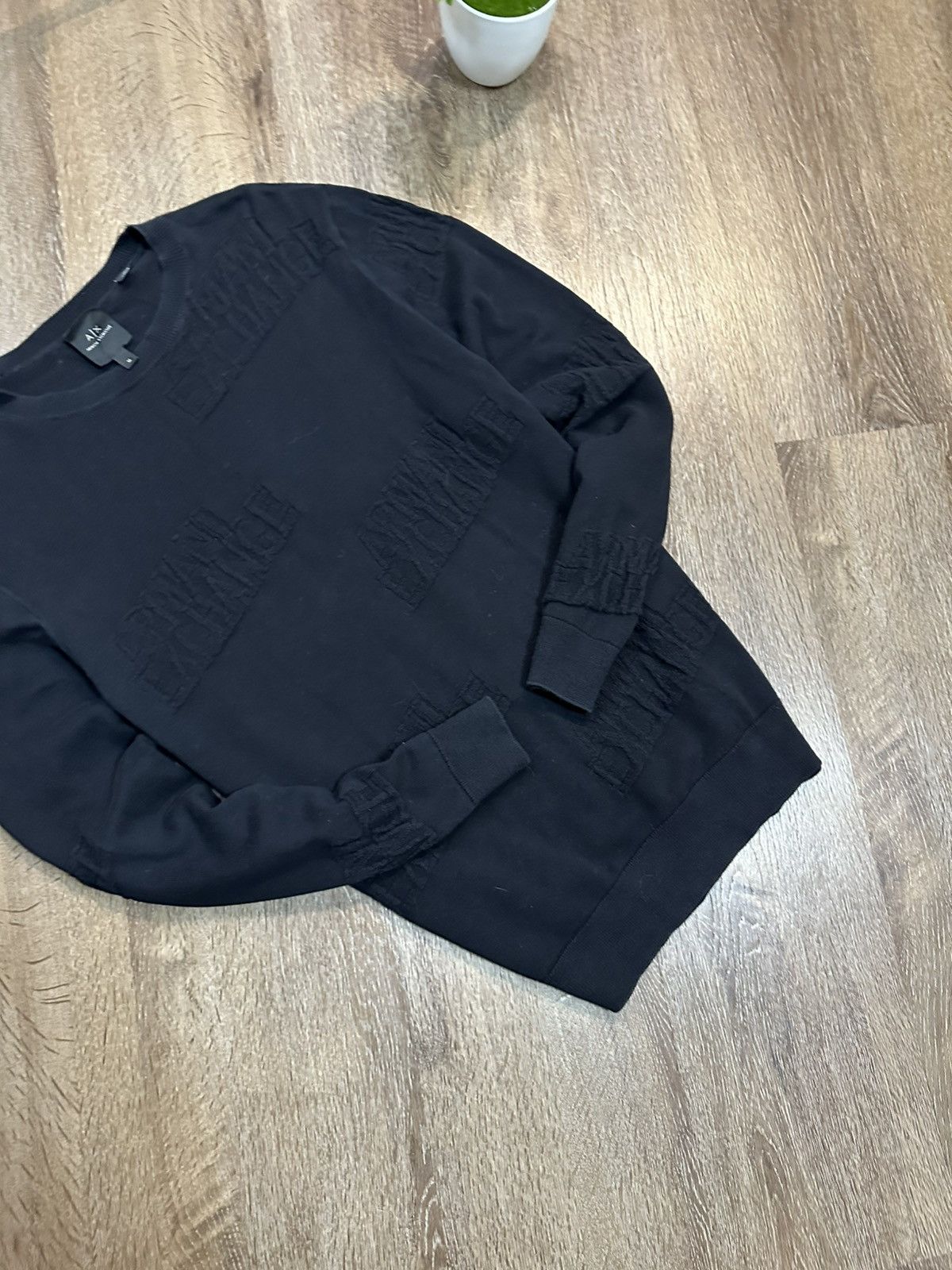 Armani Exchange Armani Exchange Light Sweater Many Logo Size US M / EU 48-50 / 2 - 3 Thumbnail