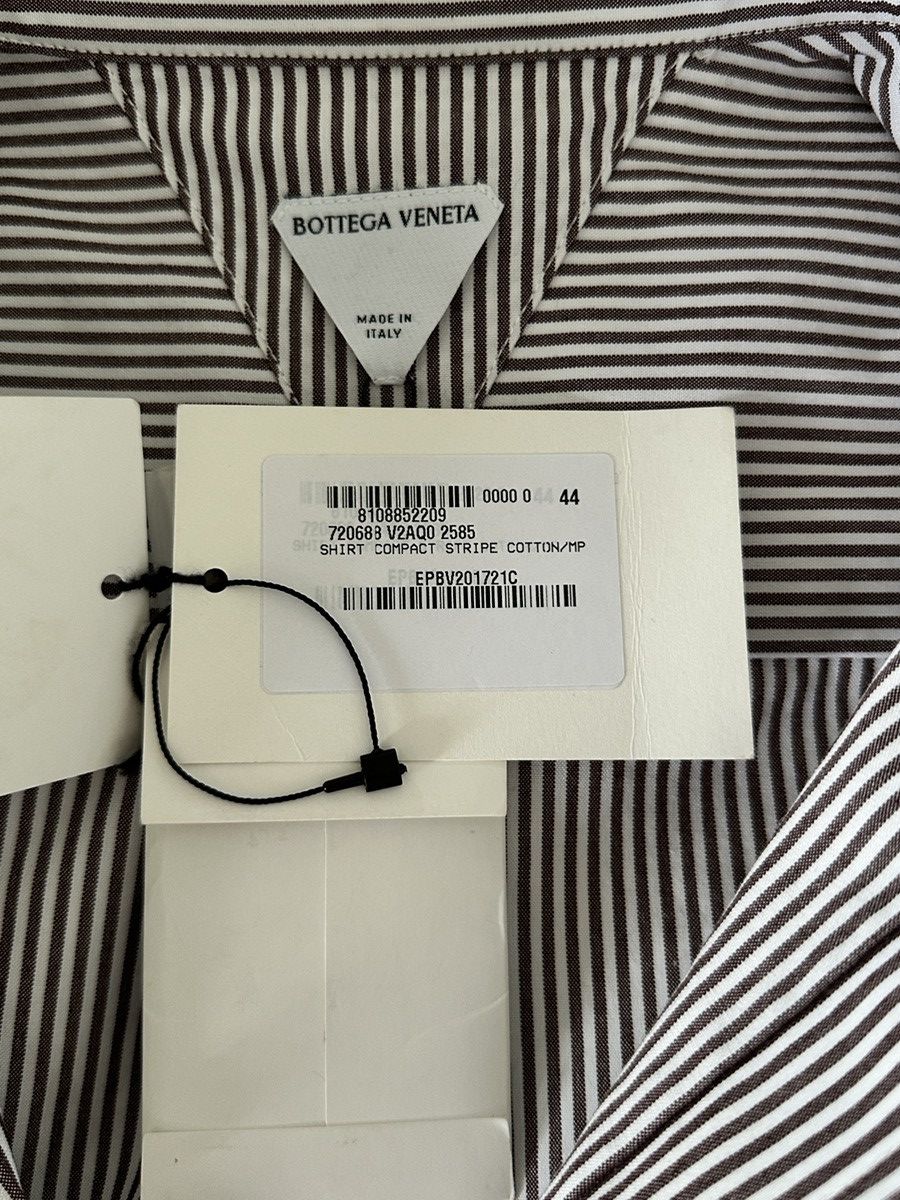 Bottega Veneta Bottega veneta men’s striped shirt compact Size US S / EU 44-46 / 1 - 7 Thumbnail