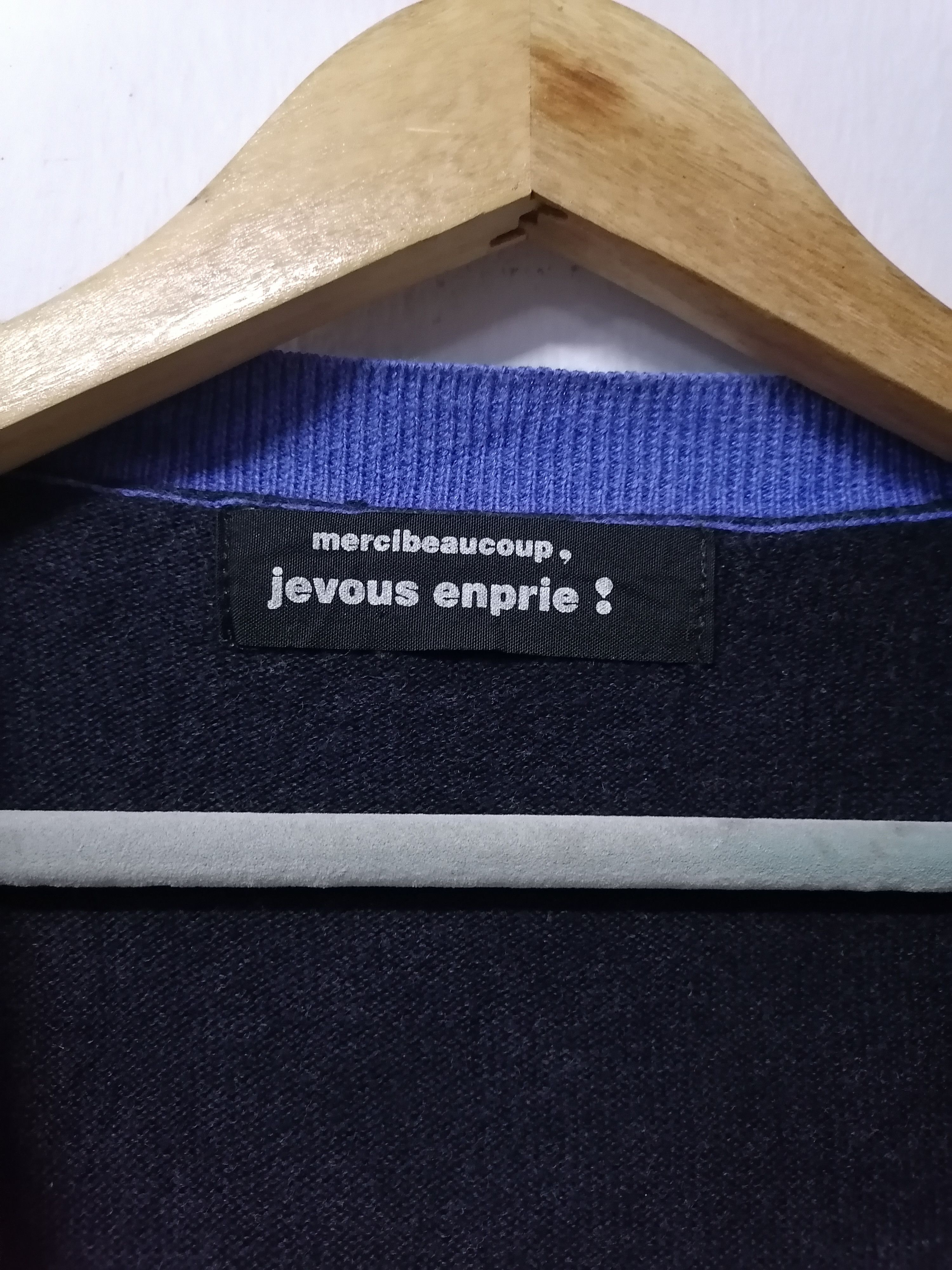 Designer × Issey Miyake × mercibeaucoup Mercibeaucoup Jevous Enprie By Issey Miyake Wool Cardigan Size US M / EU 48-50 / 2 - 4 Thumbnail