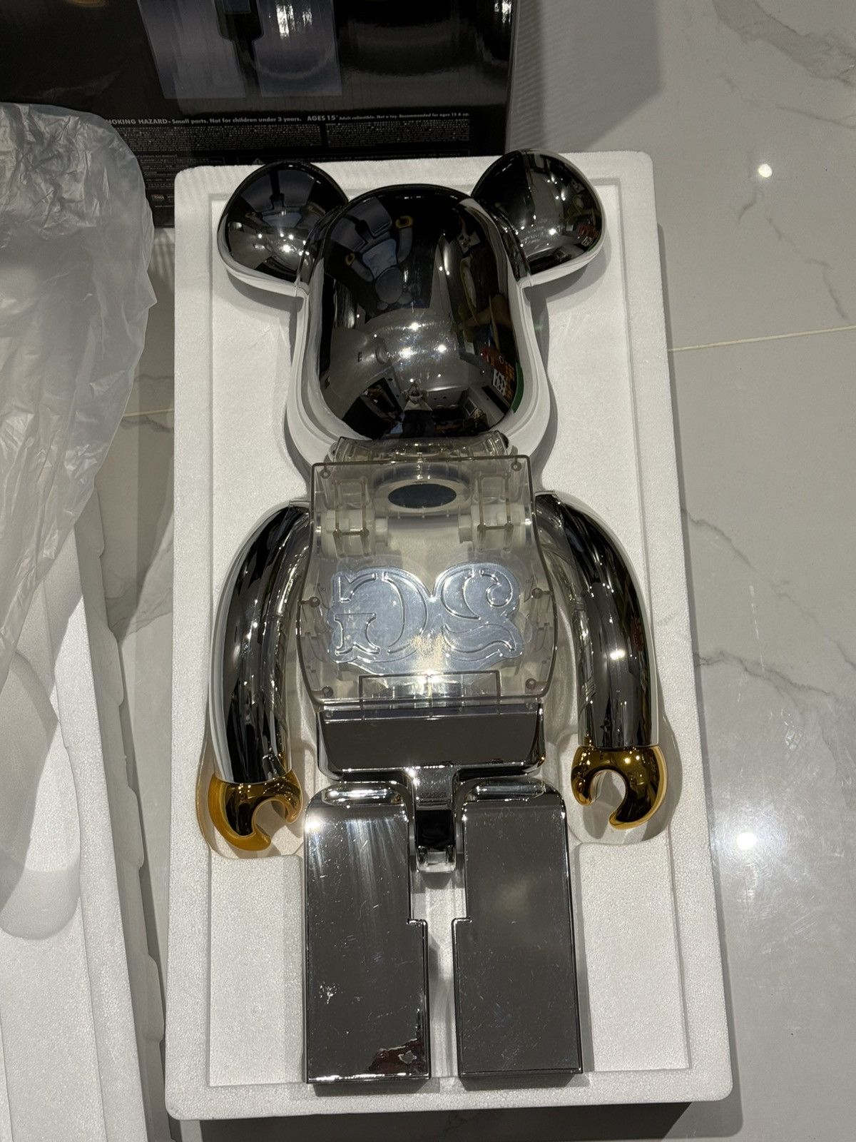 Medicom Toy Bearbrick 2G Light-up 1000% Size ONE SIZE - 2 Thumbnail
