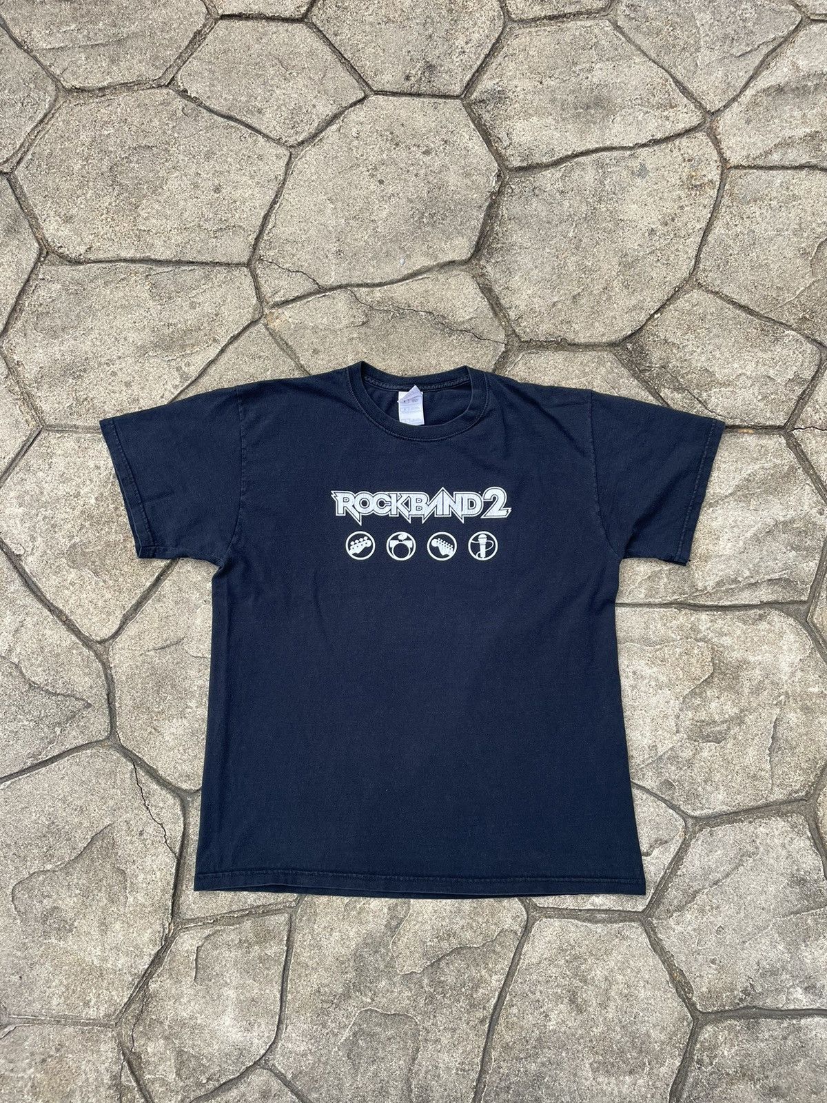 Vintage Y2K Rockband 2 Video Game Novelty Tshirt Size US L / EU 52-54 / 3 - 1 Thumbnail