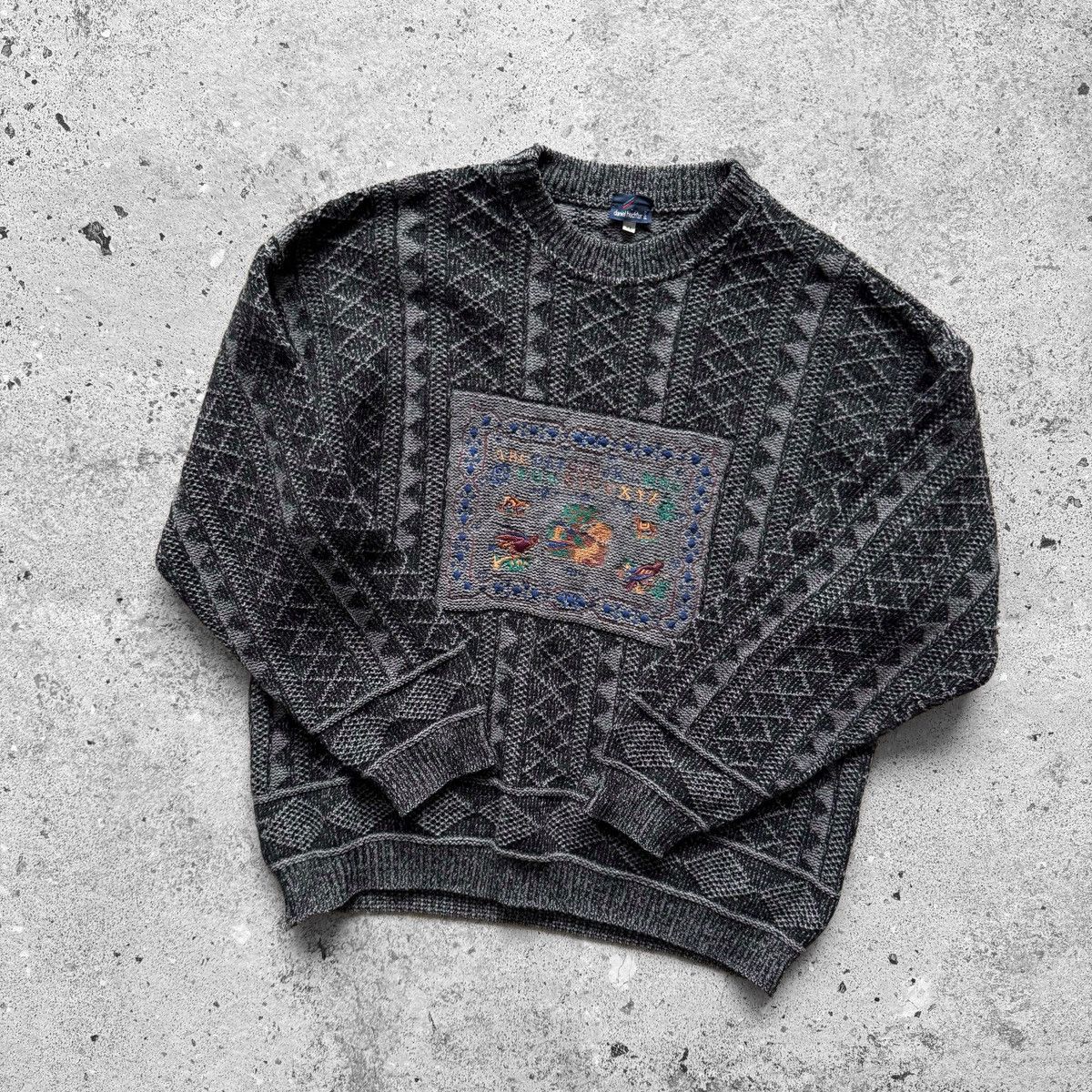Daniel Hechter Daniel Hechter Paris Vintage Mens Wool Sweater Patterned Size US XL / EU 56 / 4 - 3 Thumbnail