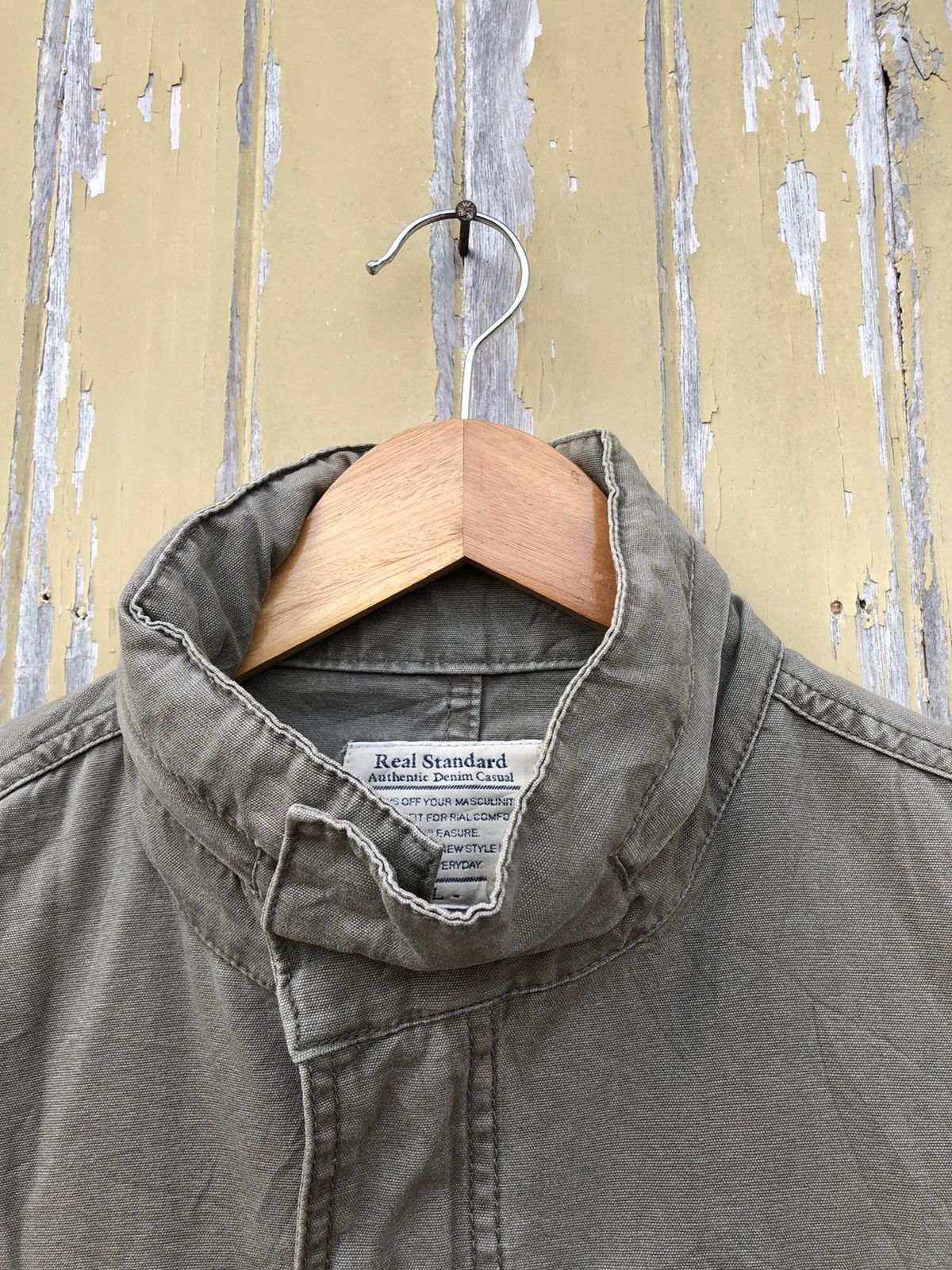Japanese Brand Vintage Japanese Real Standard Multi Pocket Military Jacket Size US L / EU 52-54 / 3 - 7 Thumbnail