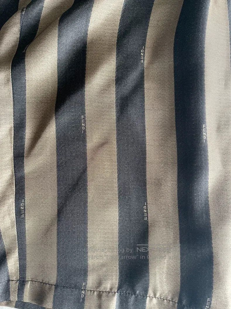 Fendi Fendi Men's Pants with Classic Black and Brown Stripe Patt Size US 32 / EU 48 - 3 Thumbnail