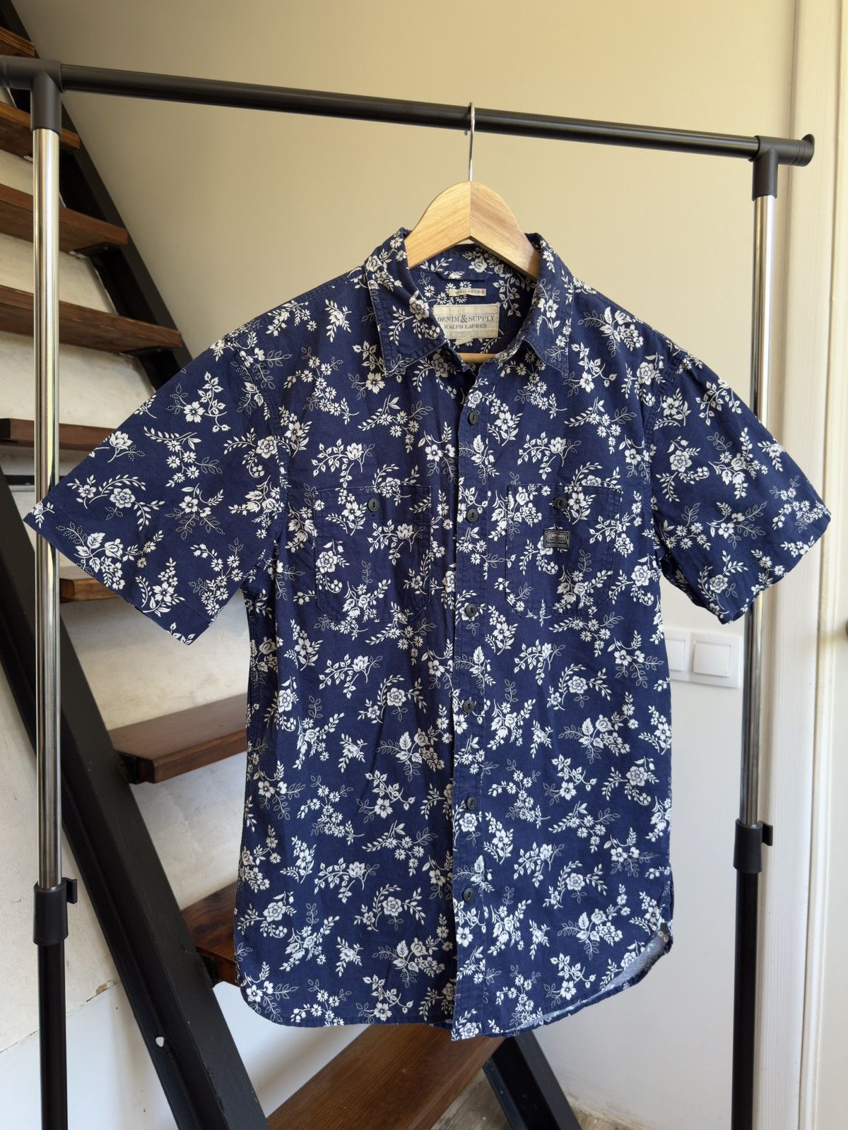 Denim & Supply Ralph Lauren Denim & Supply Ralph Lauren Hawaiian Floral Button Up Shirt Size US S / EU 44-46 / 1 - 2 Thumbnail