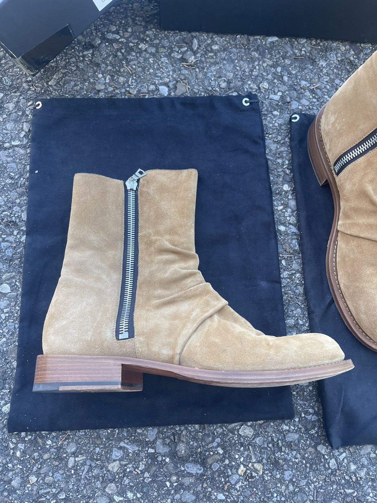 Amiri Amiri stack boots sz. 44 tan beige Size US 11 / EU 44 - 9 Thumbnail