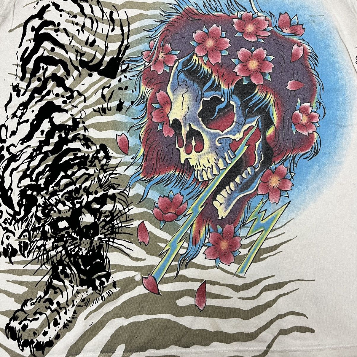 Christian Audigier × Ed Hardy Y2K Ed Hardy hy Christian Audigier Tiger Skull Tee Size US S / EU 44-46 / 1 - 4 Thumbnail