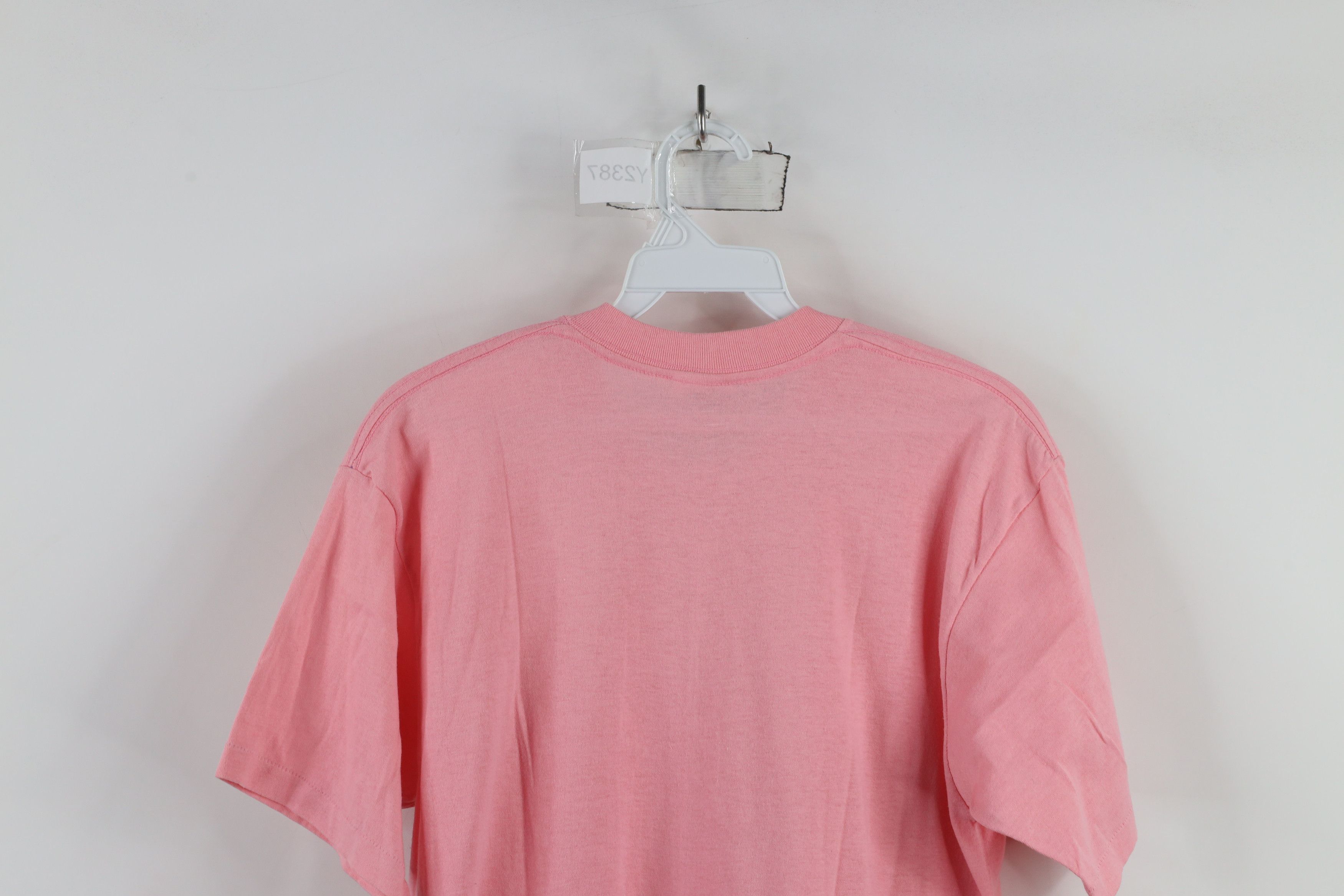 Vintage Vintage 70s Streetwear Short Sleeve Pocket T-Shirt Pink USA Size L / US 10 / IT 46 - 9 Thumbnail