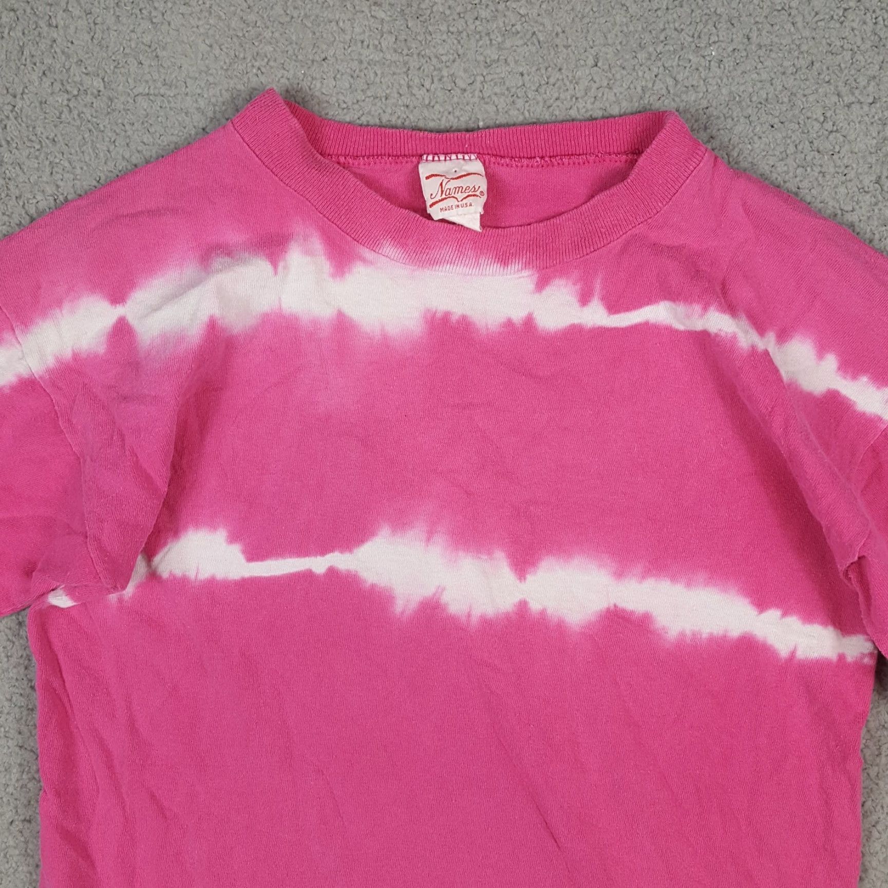 Vintage Vintage 80s Pink Tie-Dye T-Shirt Women's XS Hippie Retro Music Festival Summer Casual Made in USA Size XS / US 0-2 / IT 36-38 - 2 Thumbnail