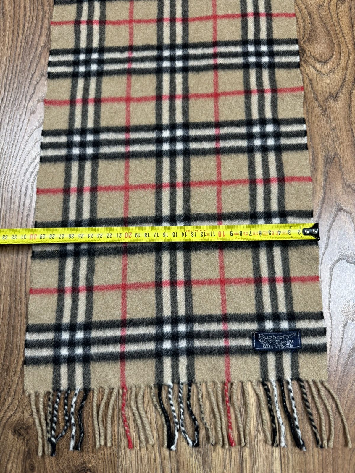 Burberry Vintage cashmere scarf Burberry’s 90s original luxury item Size ONE SIZE - 3 Thumbnail