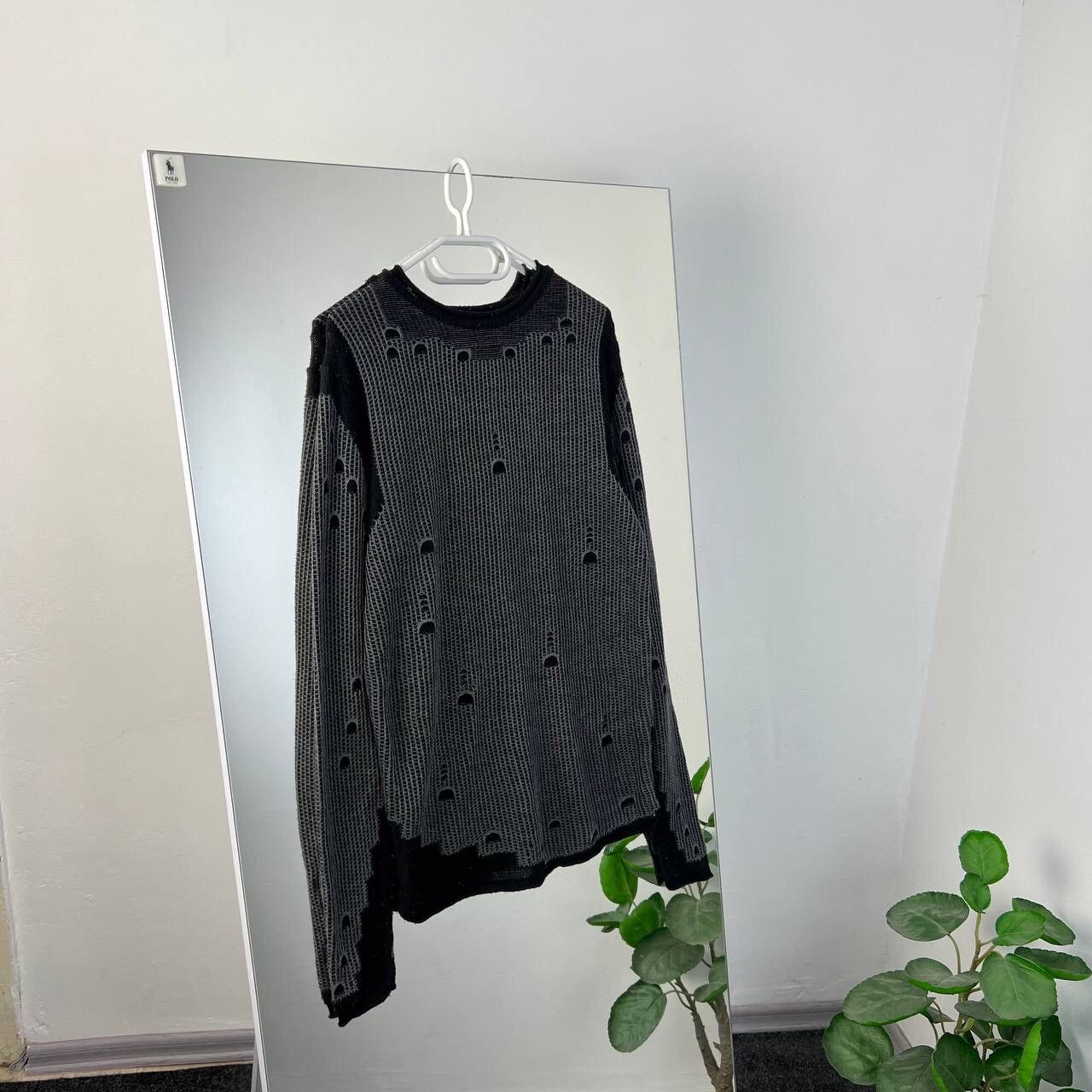 Vintage Sweatshirt Distressed Y2K Japanese Knitting Avant-Garde Size US S / EU 44-46 / 1 - 1 Thumbnail