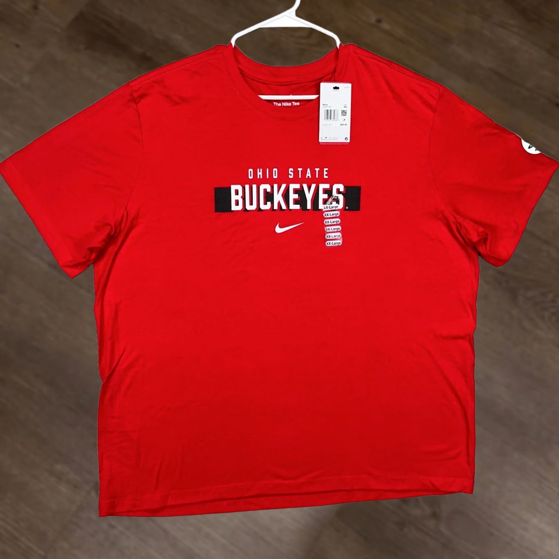 Nike Nike Ohio State Buckeyes T-Shirt Men 2XL Red Crew Neck Short Sleeve Tee NEW Size US XXL / EU 58 / 5 - 1 Thumbnail