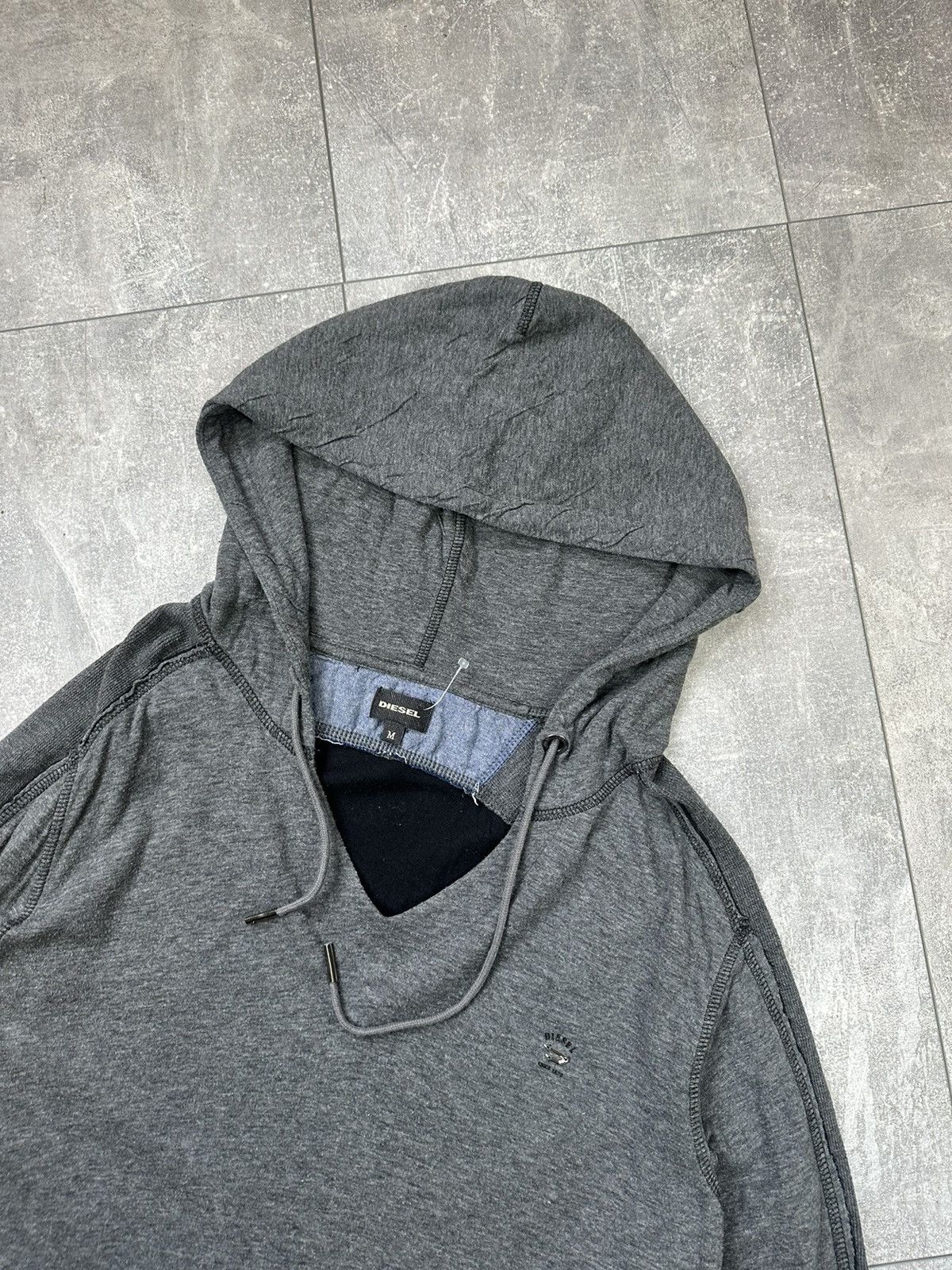 Diesel Vintage Diesel Hoodie-V Small Logo Avant Gard Size US M / EU 48-50 / 2 - 4 Thumbnail