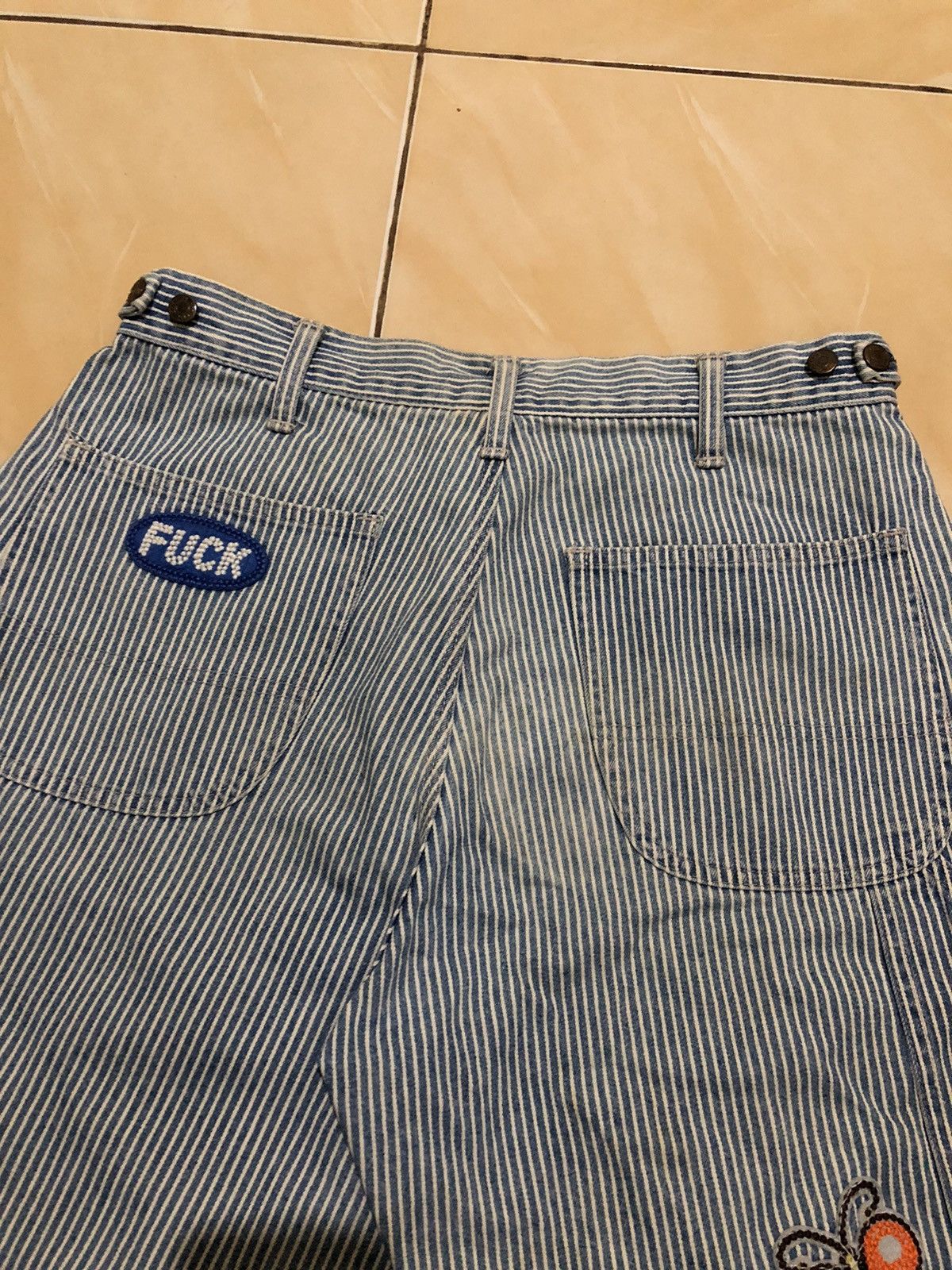 Hysteric Glamour × Japanese Brand Hysteric Glamour Carpenter Strip Embroidered Patch Pant Size US 30 / EU 46 - 8 Thumbnail
