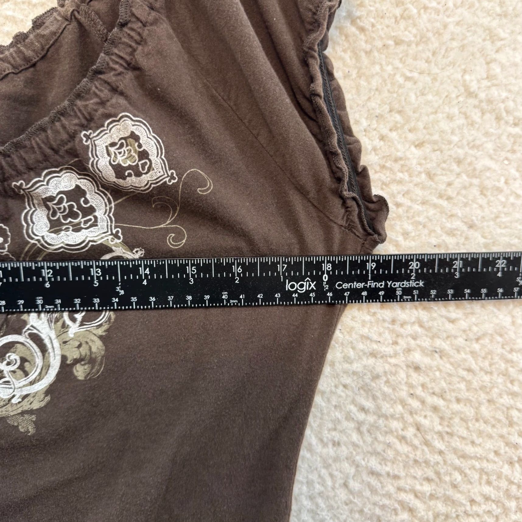Vintage VINTAGE Y2K Milkmaid Peasant Boho Fairy Whimsigoth Shirt M Brown Molly Maxi Girls Size M / US 6-8 / IT 42-44 - 6 Thumbnail