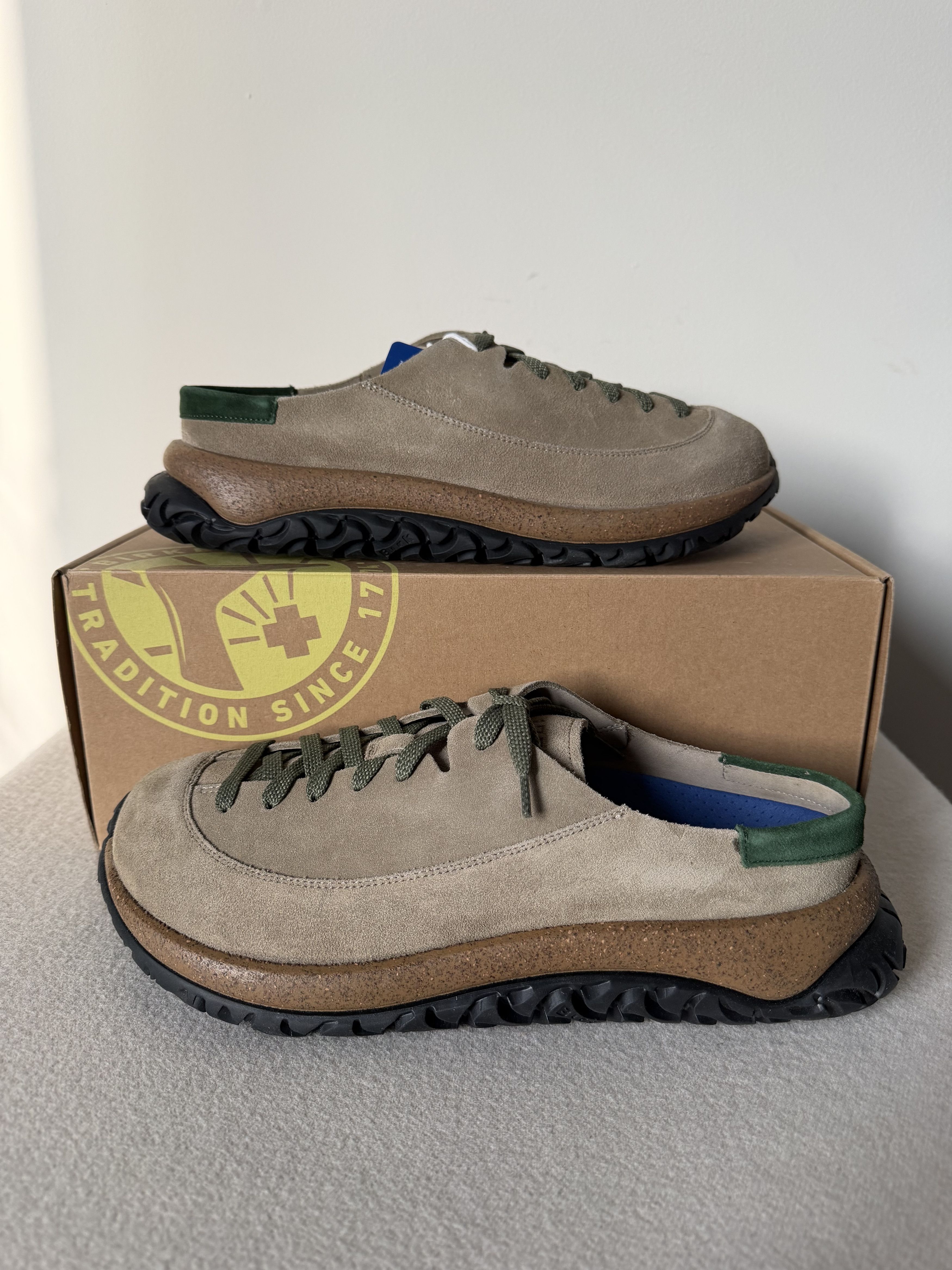 Birkenstock Birkenstock 1774 Uerzell Mules in Taupe Size US 13 / EU 46 - 2 Thumbnail