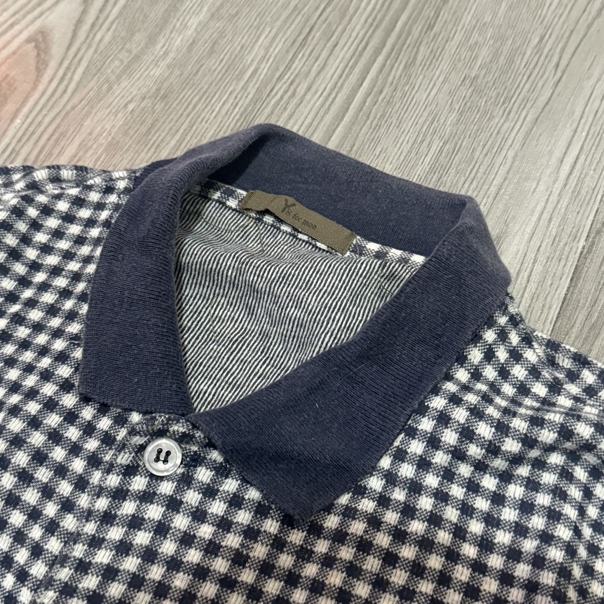 Y's × Yohji Yamamoto Y's For Men Yohji Yamamoto Button Polo Shirts Size US M / EU 48-50 / 2 - 4 Thumbnail