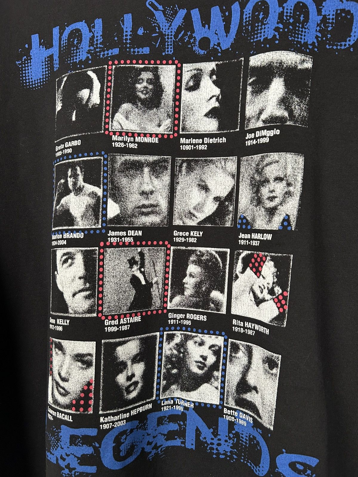 Band Tees Vintage Hollywood Legends Movie Graphic Tee 90s Rare Size US L / EU 52-54 / 3 - 3 Thumbnail
