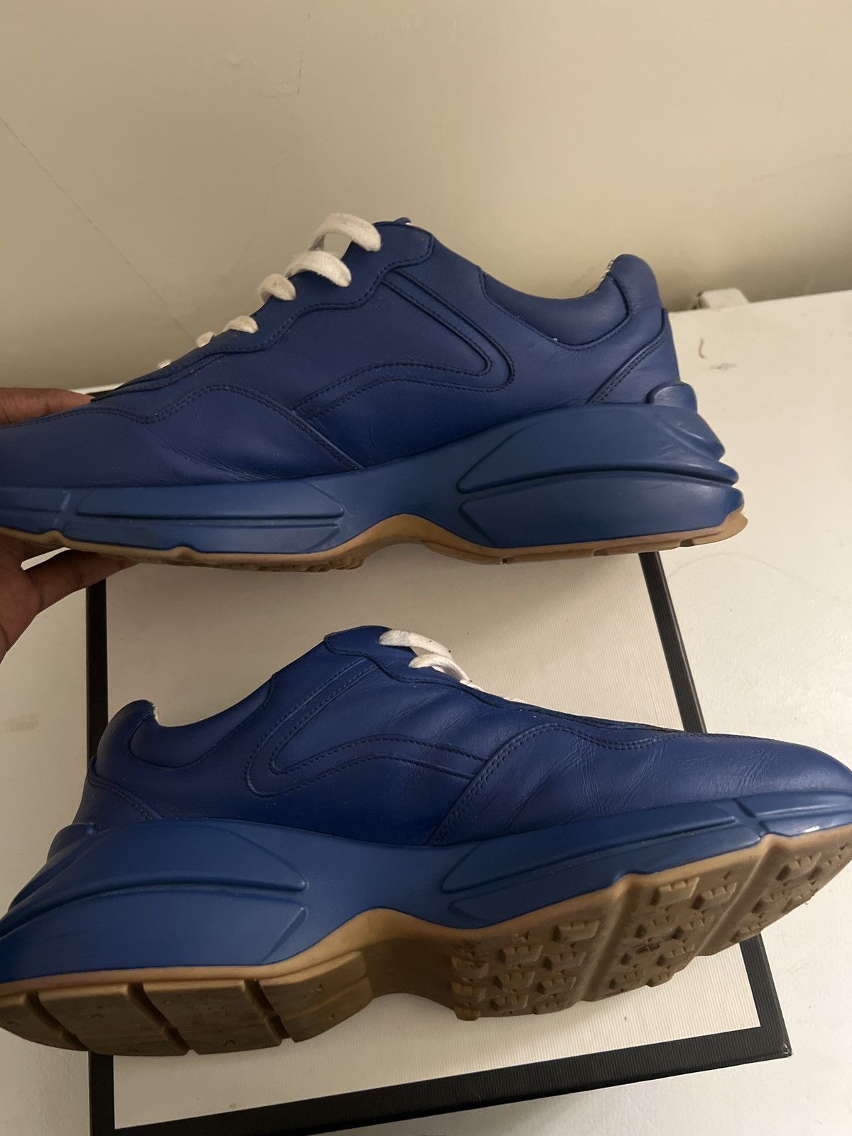Gucci Gucci Rhyton NY Yankees Blue Size US 11.5 / EU 44-45 - 6 Thumbnail