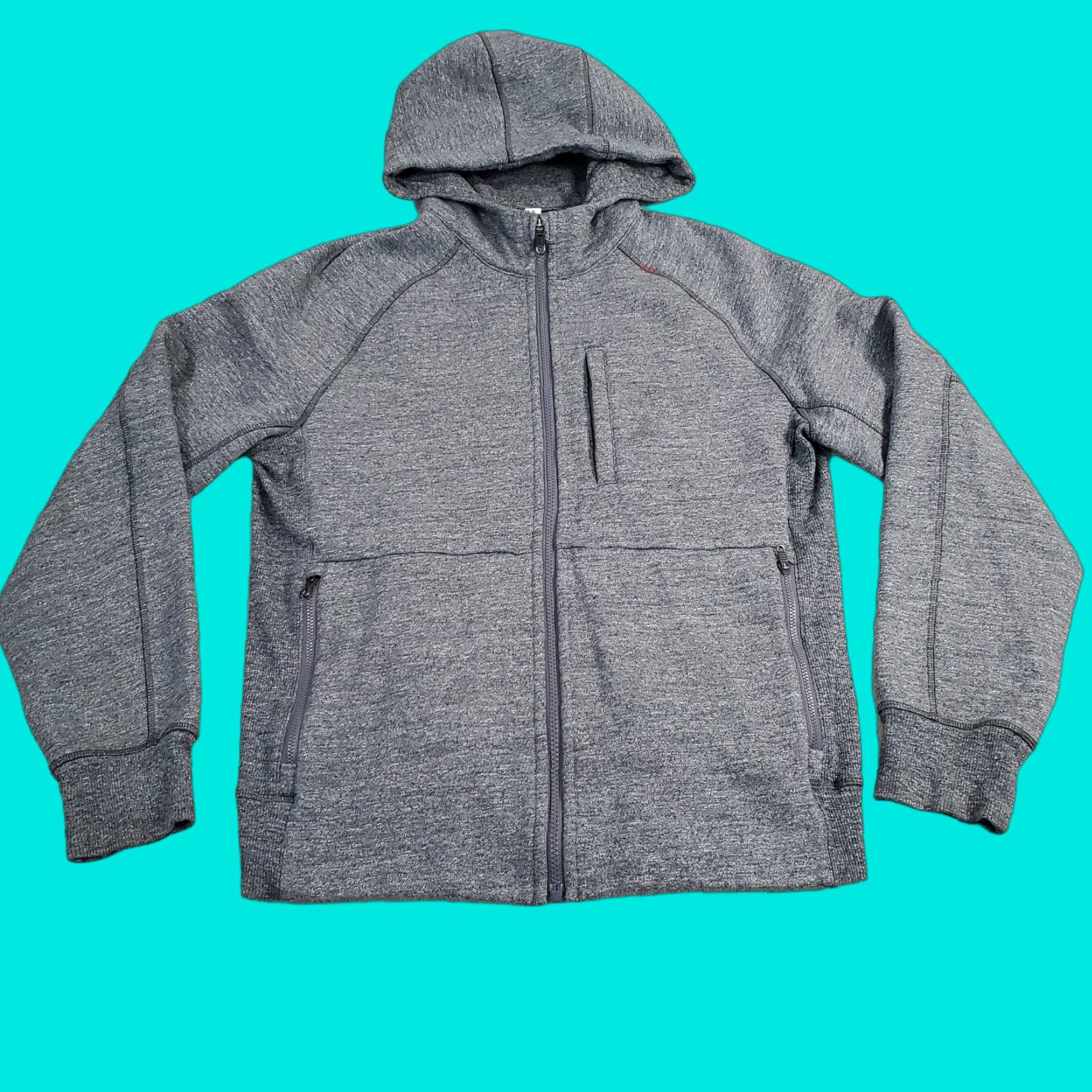 Lululemon Lululemon Best Coast Hoodie Mens Medium Heathered Gray Full Zip Sweatshirt Solid Size US M / EU 48-50 / 2 - 1 Thumbnail