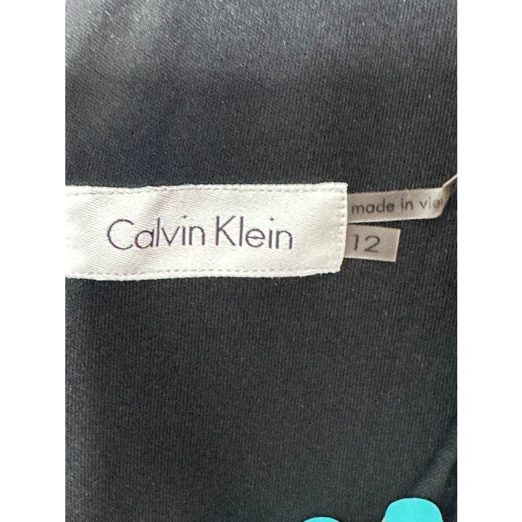 Calvin Klein Calvin Klein Deep Front & Back V Neckline Fit & Flare Dress Size XL / US 12-14 / IT 48-50 - 7 Thumbnail