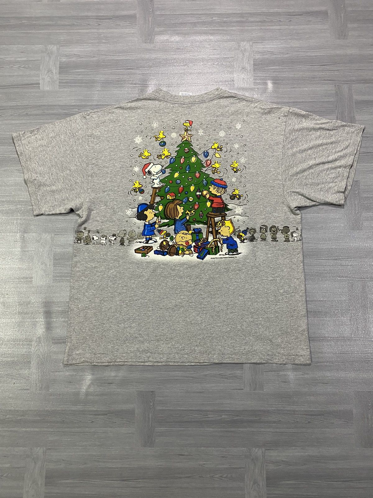 Peanuts Vintage Overprint Peanuts Snoopy Christmas Size US XL / EU 56 / 4 - 12 Thumbnail