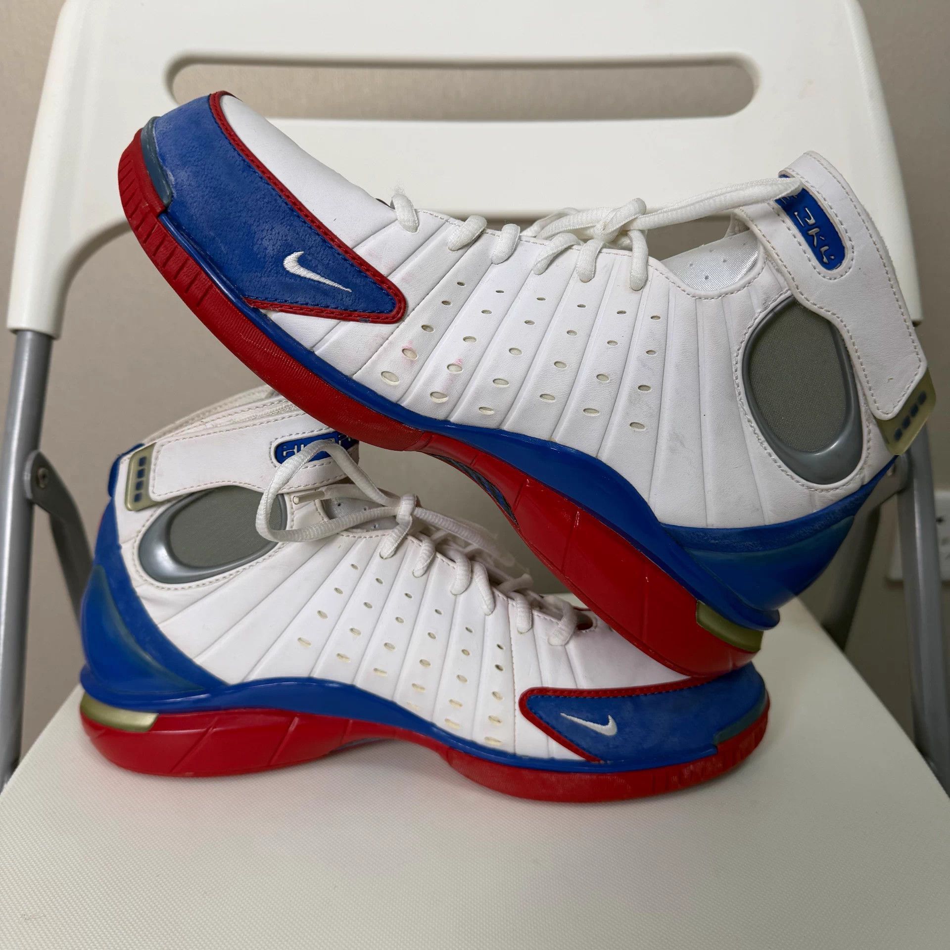Nike Nike Air Zoom Huarache 2K4 All-Star Kobe OG Men Hi Top B/W/R Size US 11 / EU 44 - 6 Thumbnail