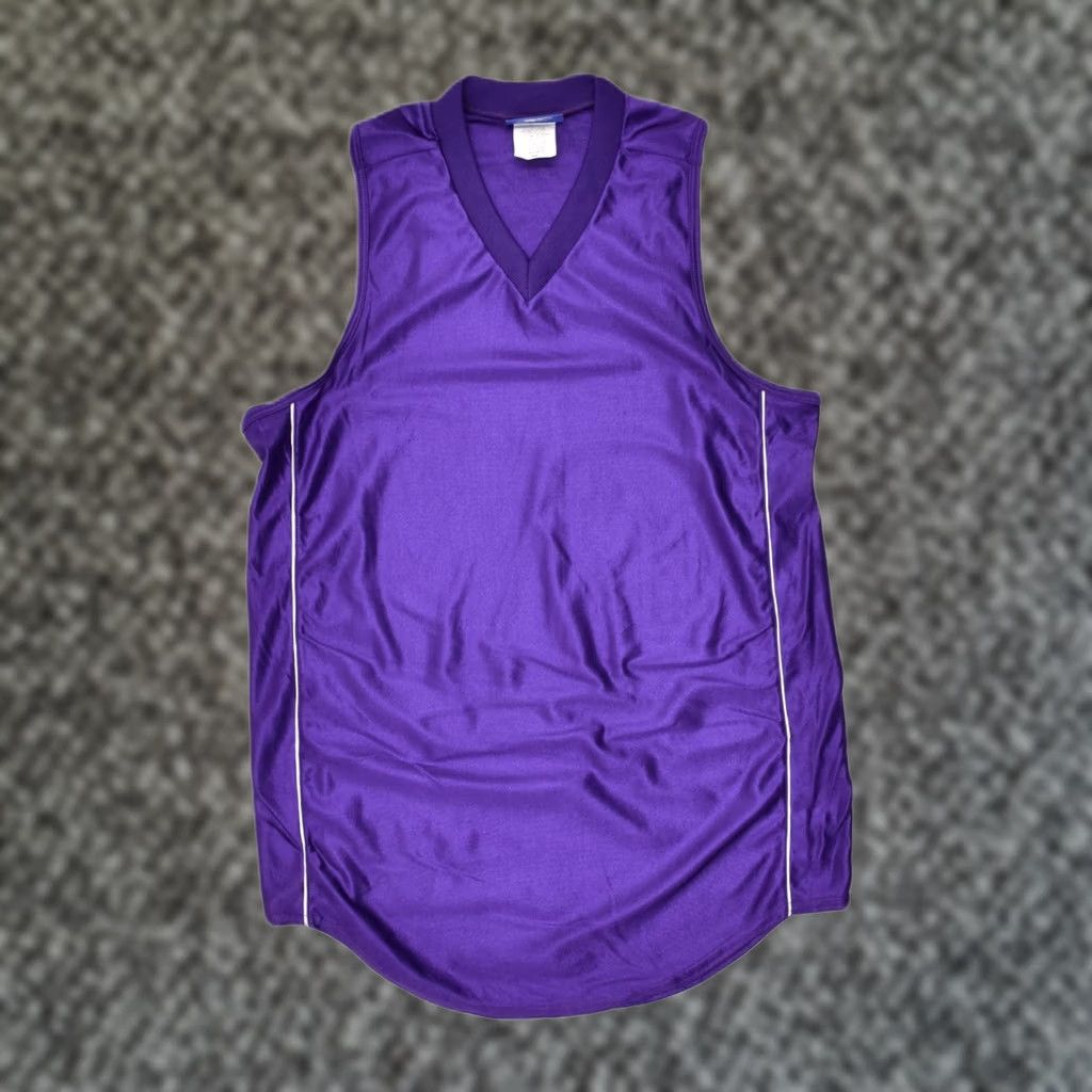 Reebok REEBOK Womens Vest Top Medium Purple Nylon UK 14 Size M / US 6-8 / IT 42-44 - 1 Thumbnail